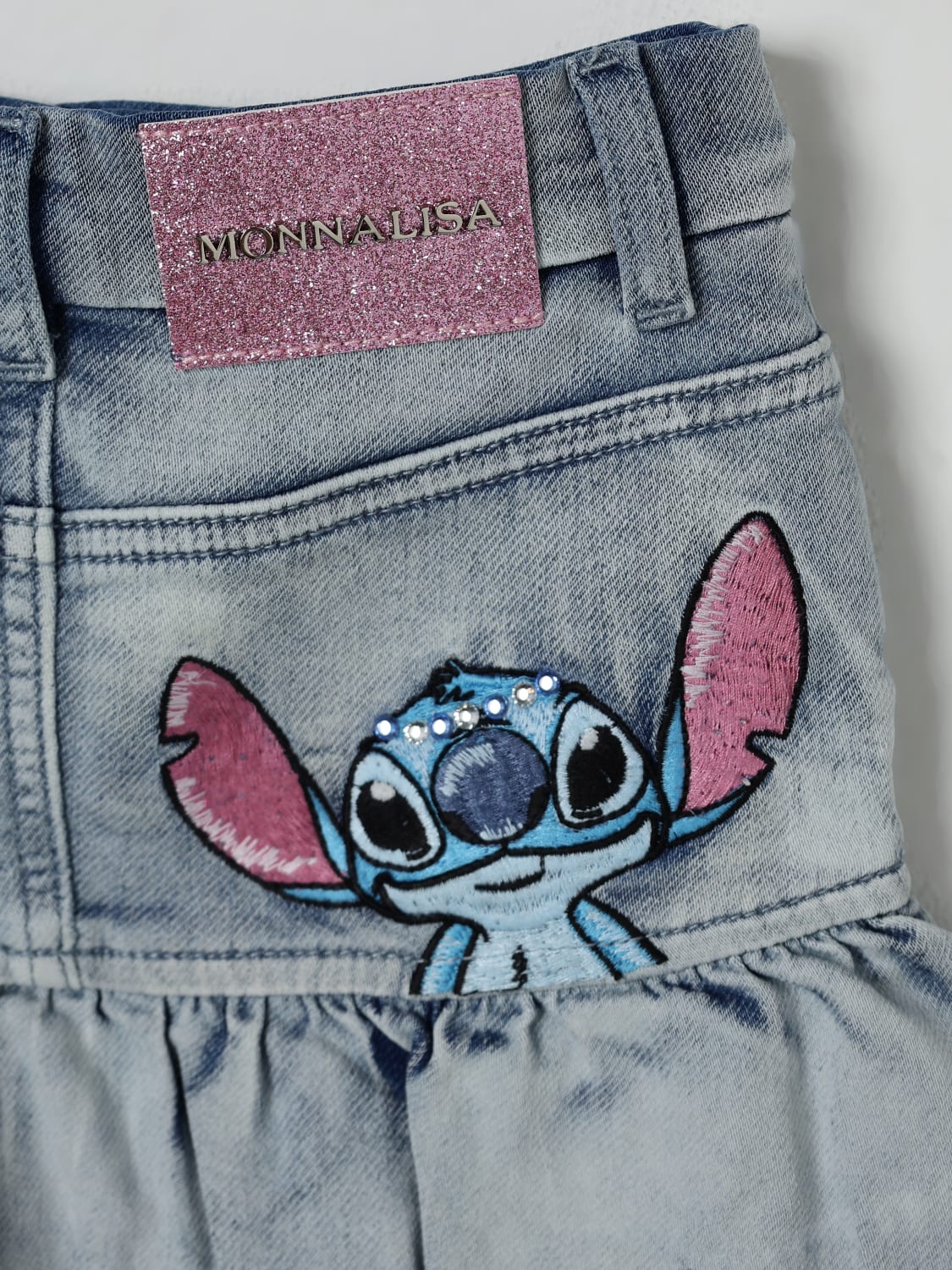 MONNALISA ROCK: Rock kinder Monnalisa, Denim - Img 3