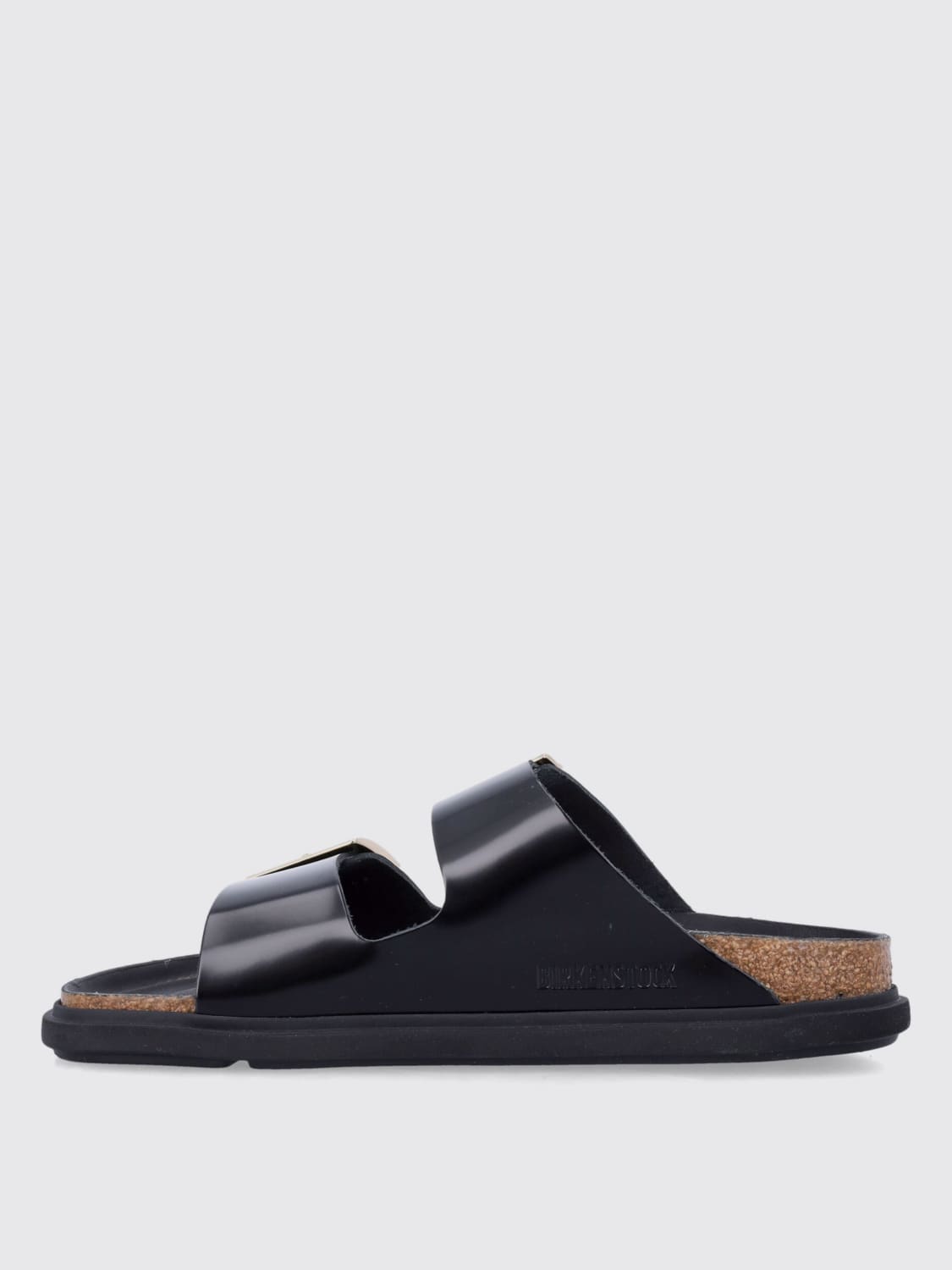 BIRKENSTOCK HEELED SANDAL: Flat sandals woman Birkenstock, Black - Img 4