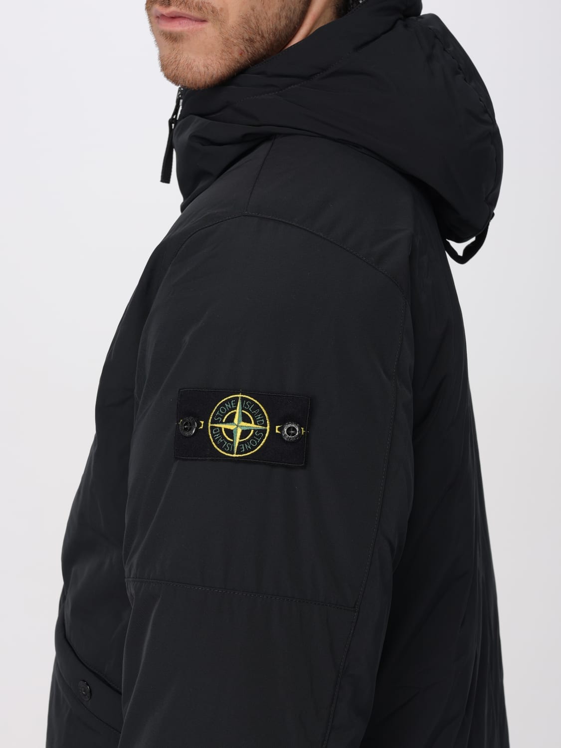 STONE ISLAND 外套: 大衣 男士 Stone Island, 黑色 - Img 5
