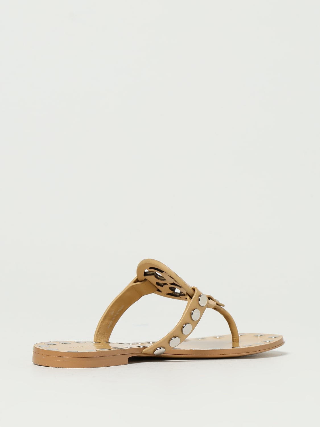 TORY BURCH HEELED SANDAL: Flat sandals woman Tory Burch, Beige - Img 3