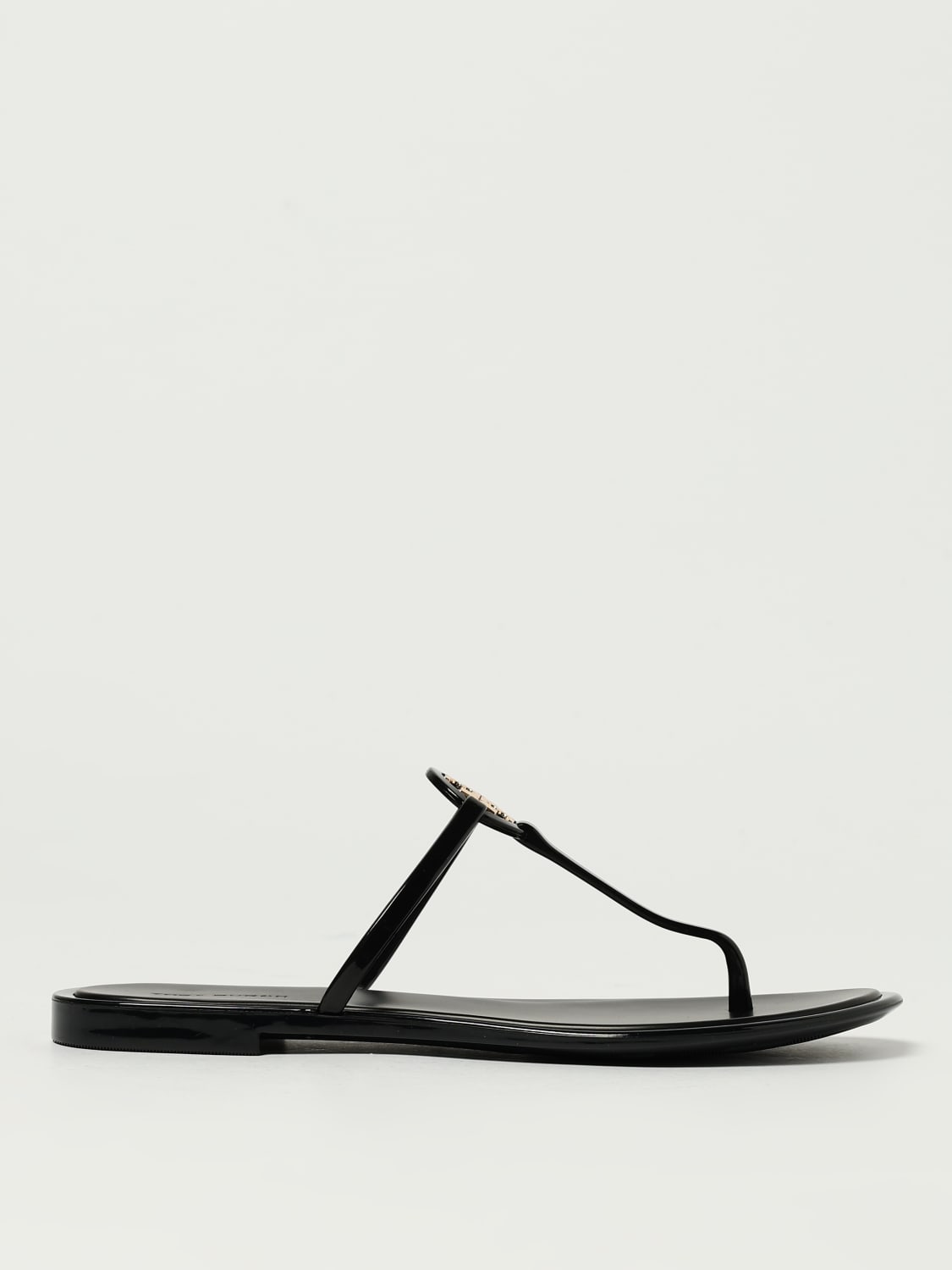TORY BURCH SANDALES À TALONS: Sandales plates femme Tory Burch, Noir - Img 1