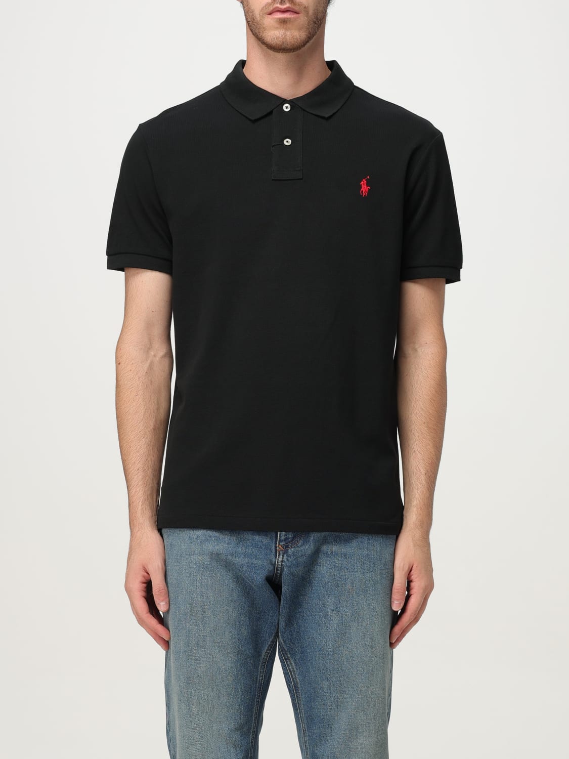 POLO RALPH LAUREN POLO SHIRT: Polo shirt men Polo Ralph Lauren, Black - Img 1