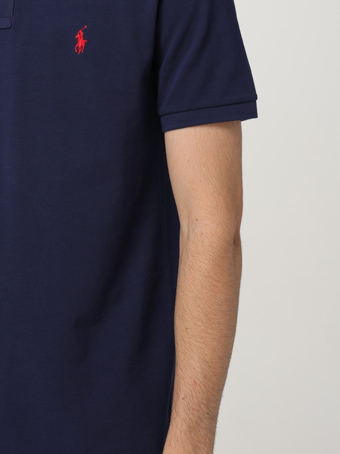 POLO RALPH LAUREN POLO SHIRT: Polo shirt men Polo Ralph Lauren, Blue - Img 3