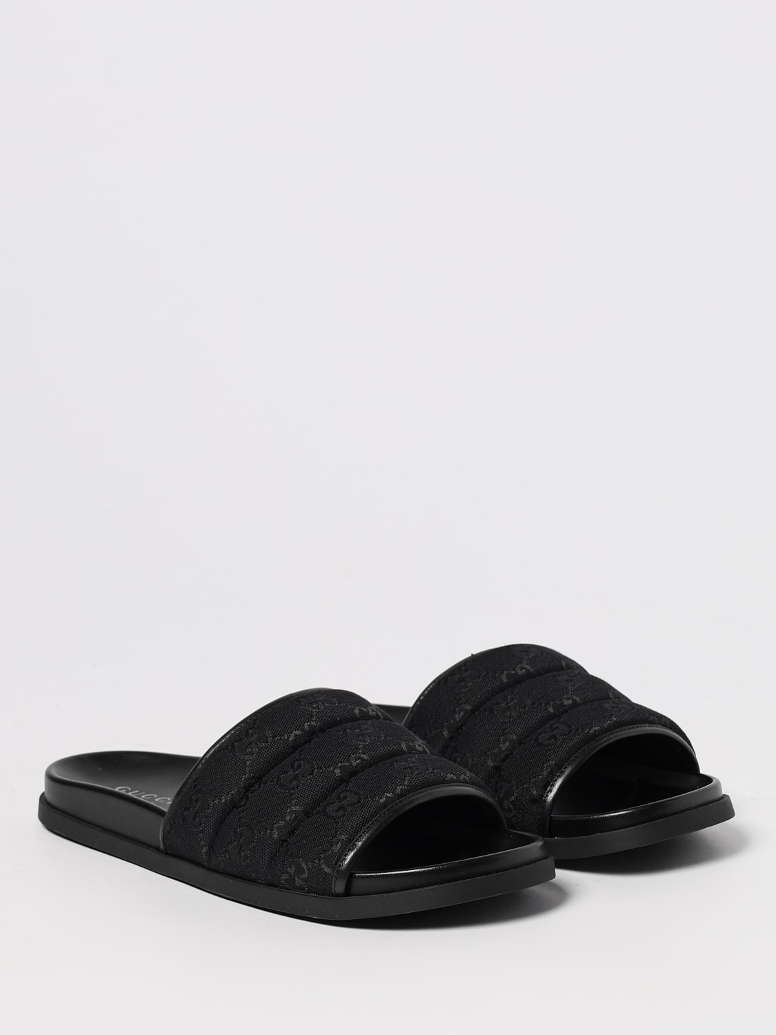 GUCCI SANDALS: Sandals men Gucci, Black - Img 2