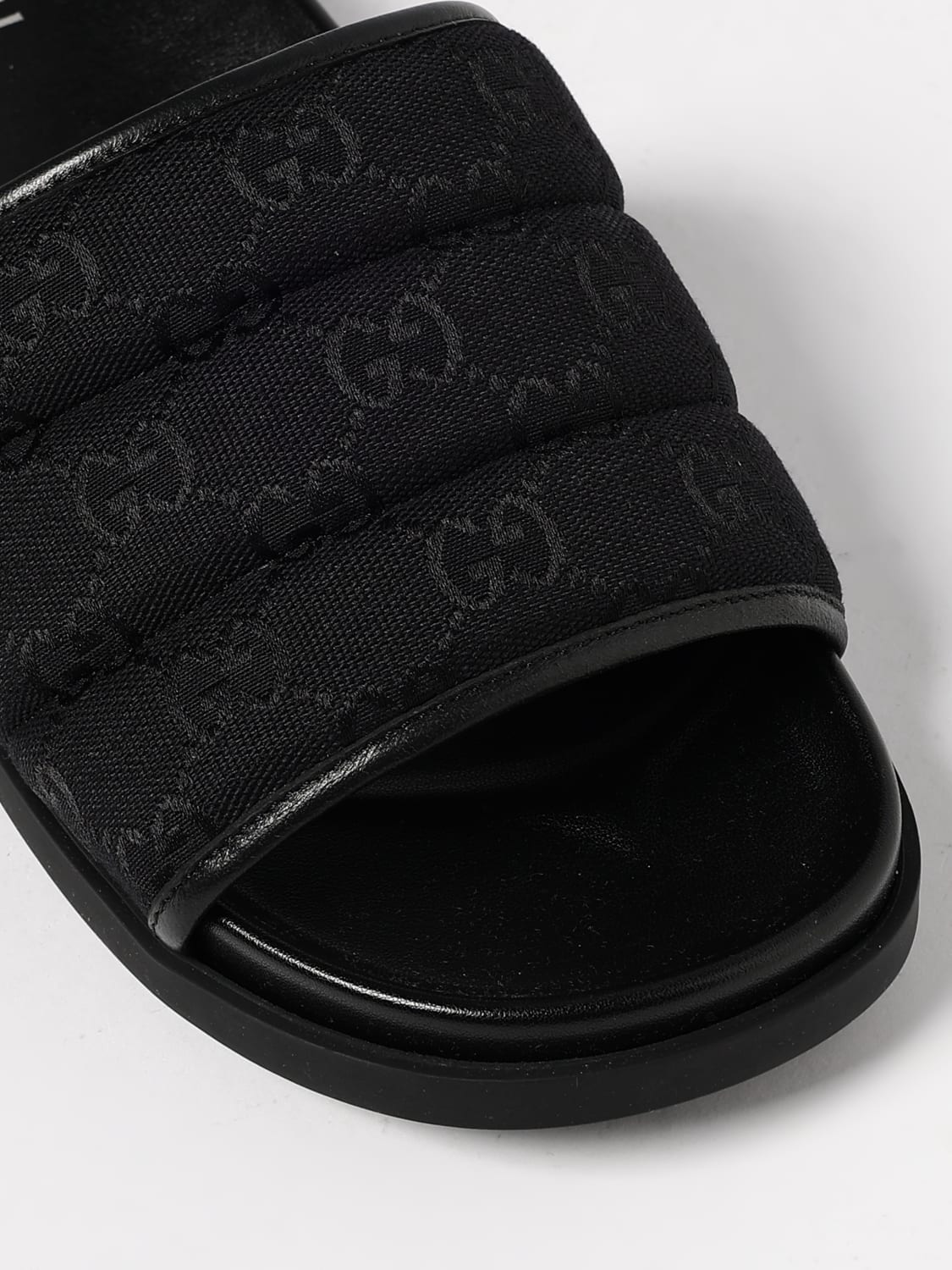 GUCCI SANDALS: Sandals men Gucci, Black - Img 4