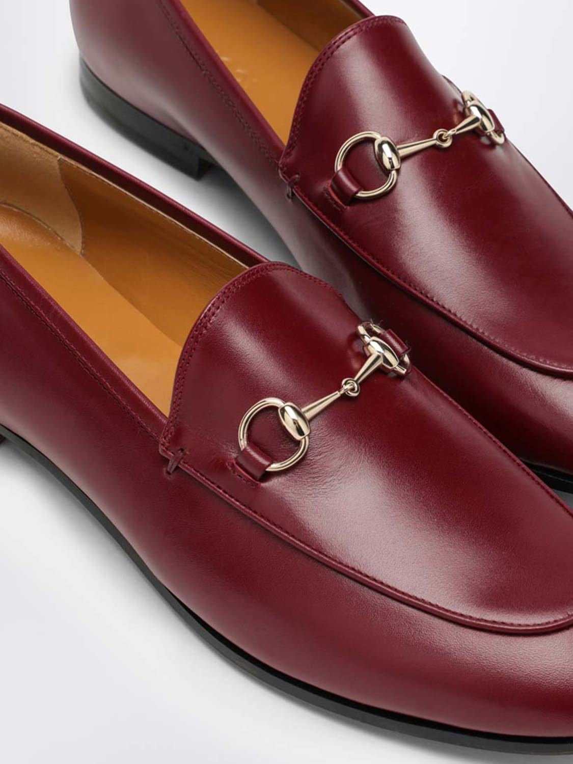 GUCCI MOKASSINS: Mokassins damen Gucci, Burgunderrot - Img 4