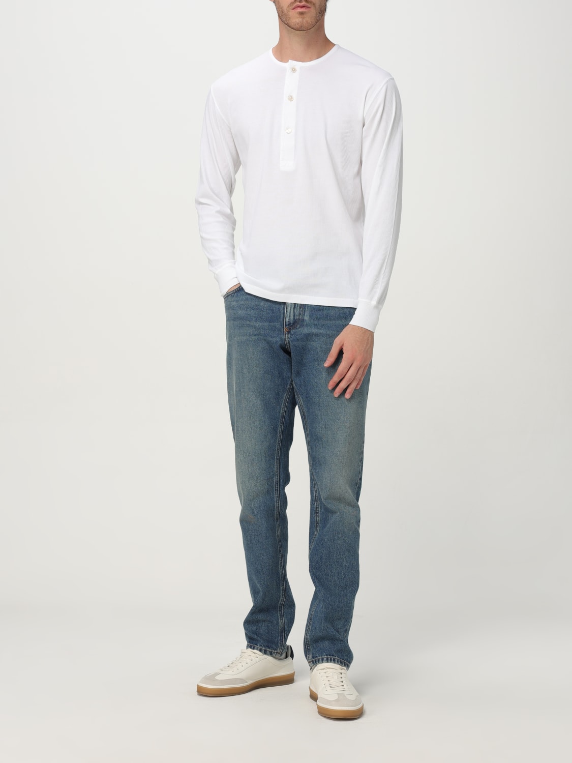 TOM FORD T-SHIRT: Sweater men Tom Ford, White - Img 2
