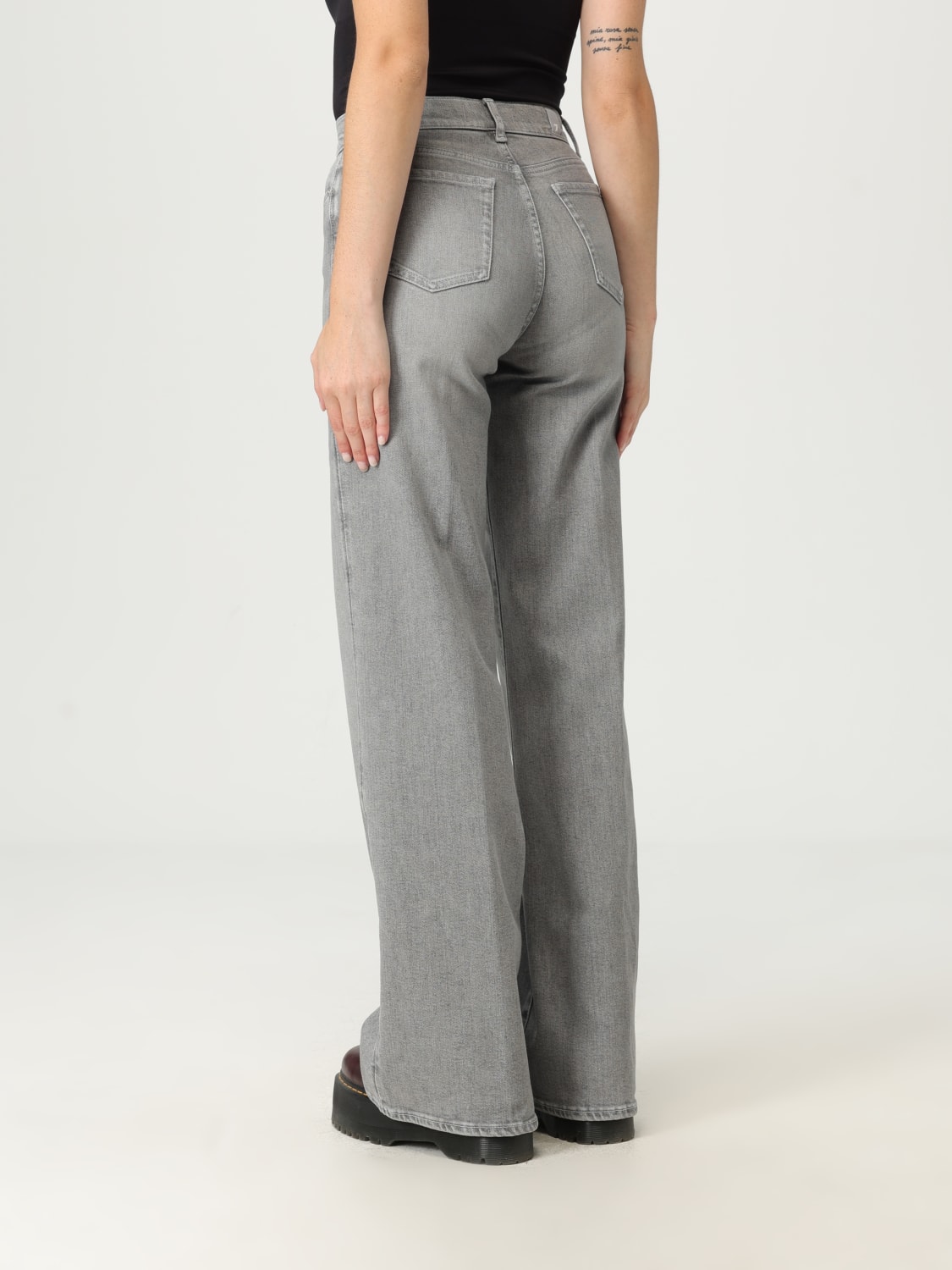 7 FOR ALL MANKIND JEANS: Pants woman 7 For All Mankind, Grey - Img 2