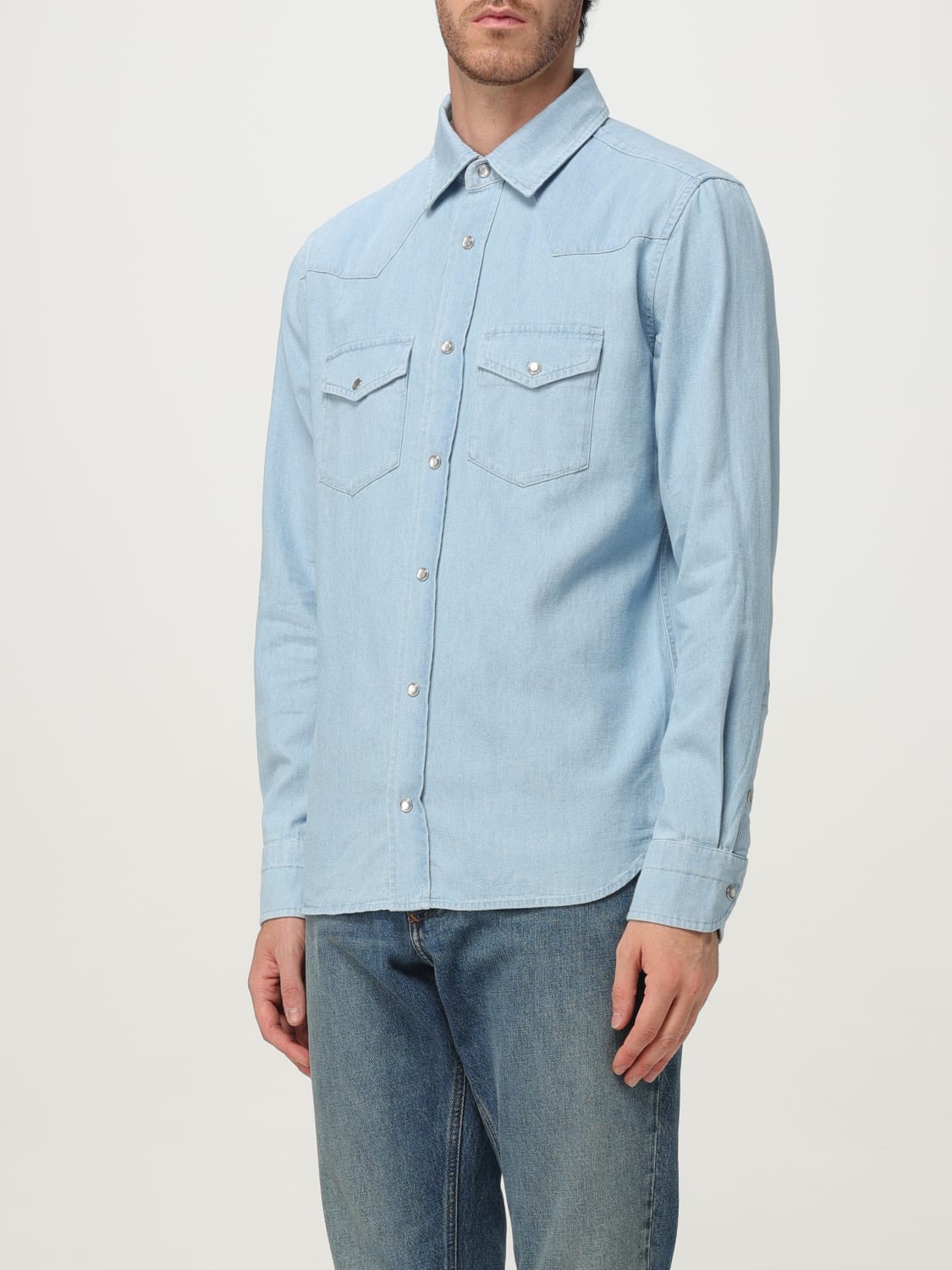 TOM FORD シャツ: シャツ メンズ Tom Ford, ブルー - Img 4