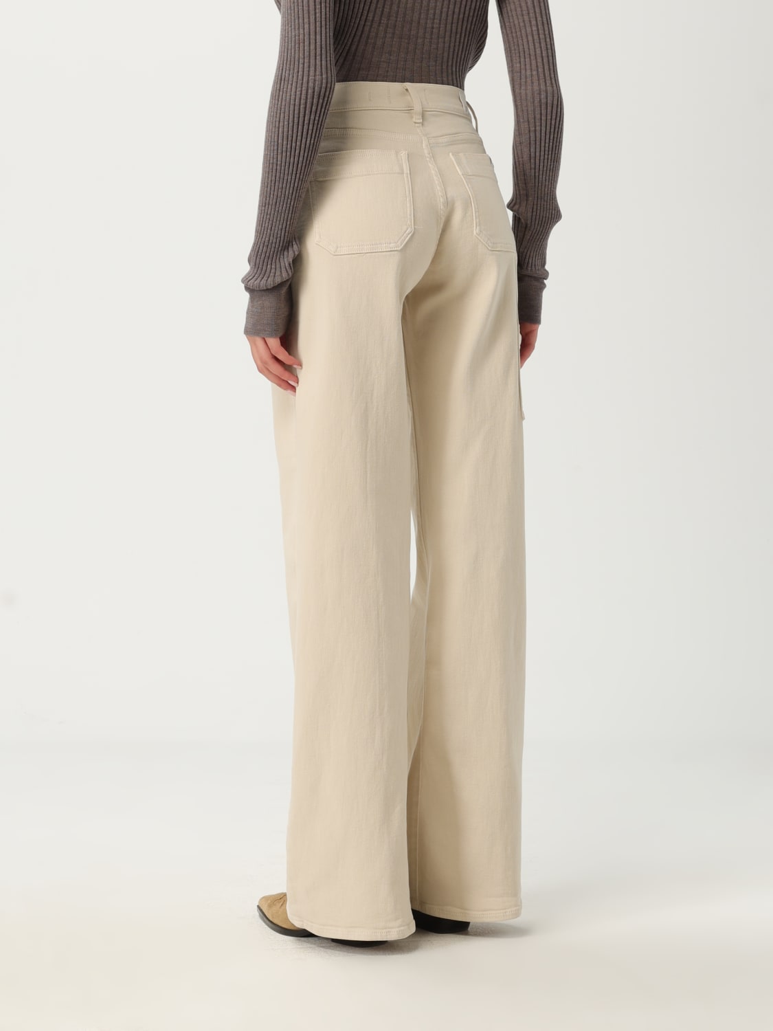 7 FOR ALL MANKIND JEANS: Hose damen 7 For All Mankind, Weiß - Img 2
