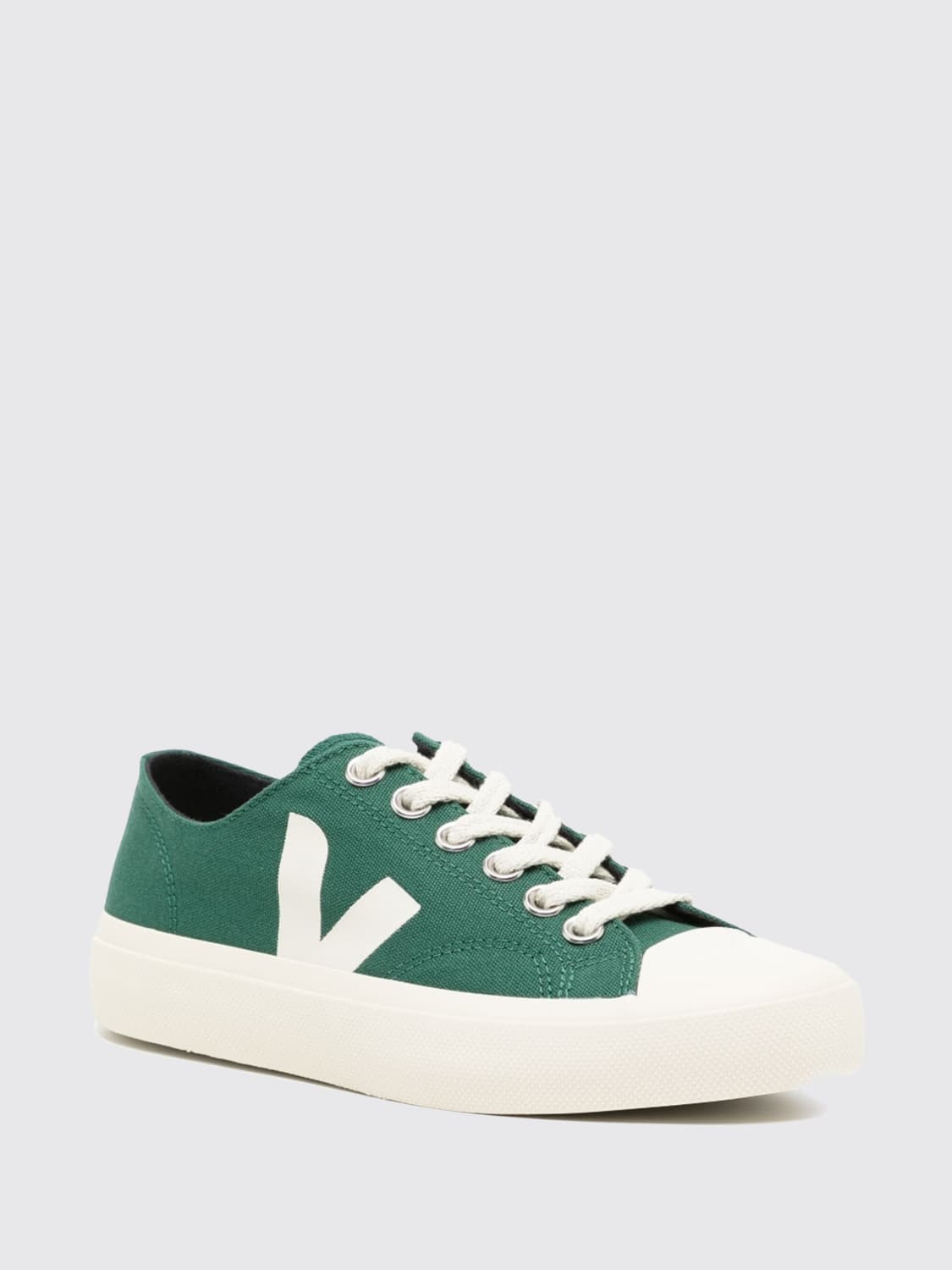 VEJA SNEAKERS: Shoes woman Veja, Green - Img 2