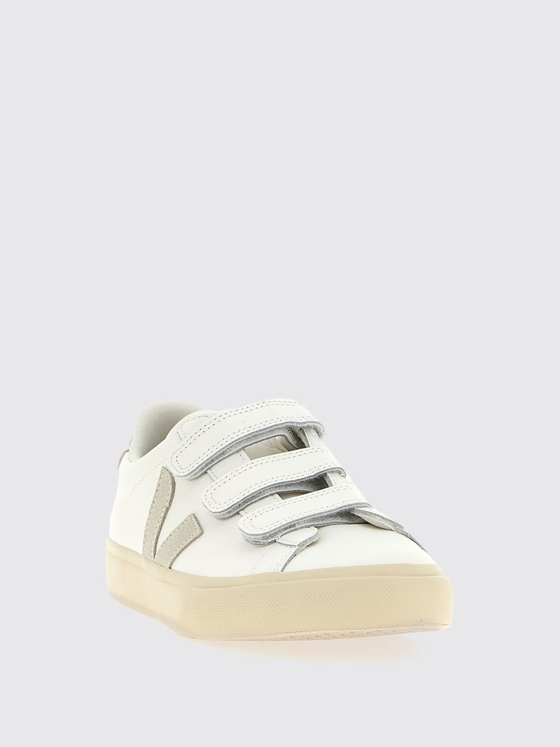 VEJA SNEAKERS: Sneakers Recife Veja in pelle , Bianco - Img 2