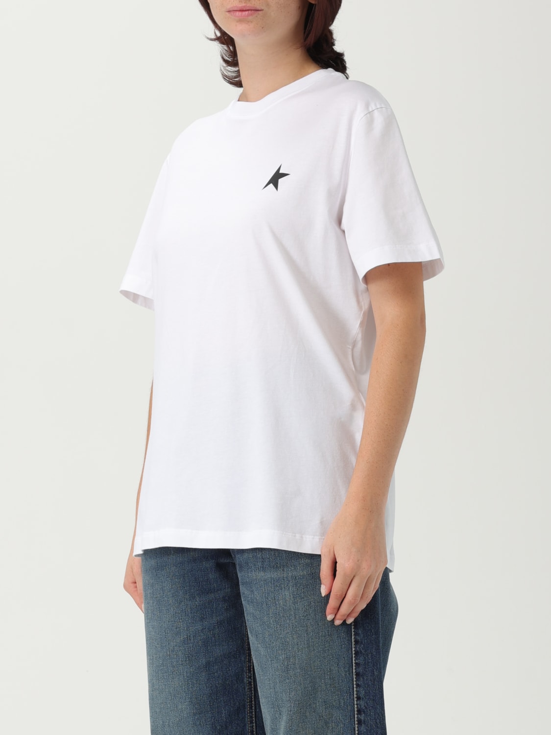 GOLDEN GOOSE T-SHIRT: T-shirt damen Golden Goose, Weiß - Img 3