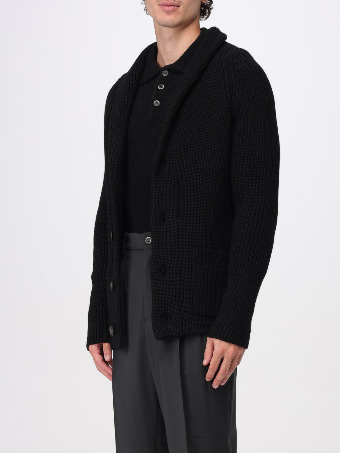 TAGLIATORE SWEATER: Sweater men Tagliatore, Black - Img 3
