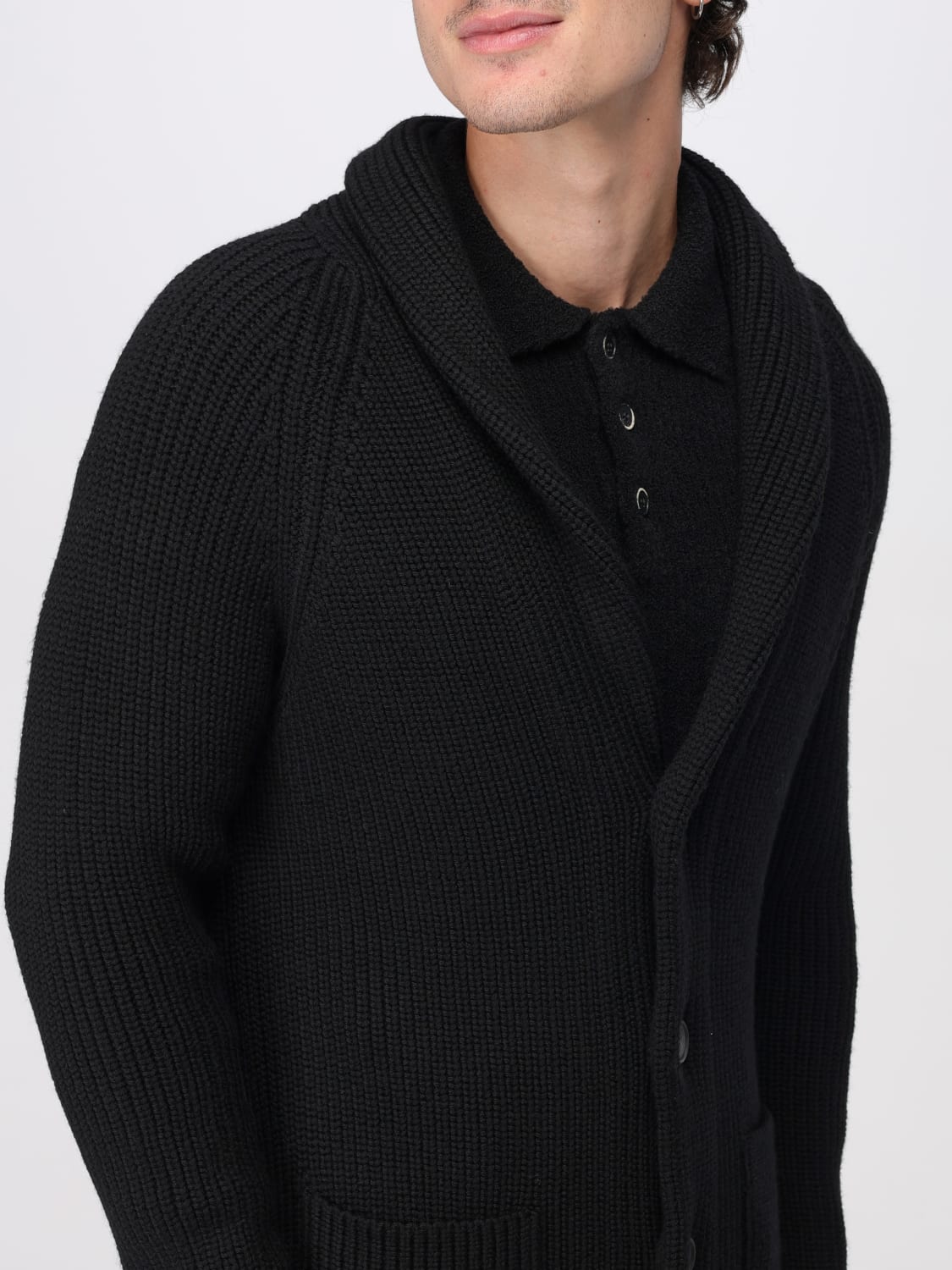 TAGLIATORE SWEATER: Sweater men Tagliatore, Black - Img 4