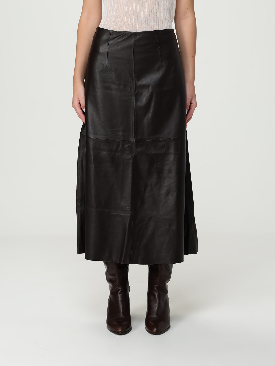 ARMA SKIRT: Skirt woman Arma, Brown - Img 1