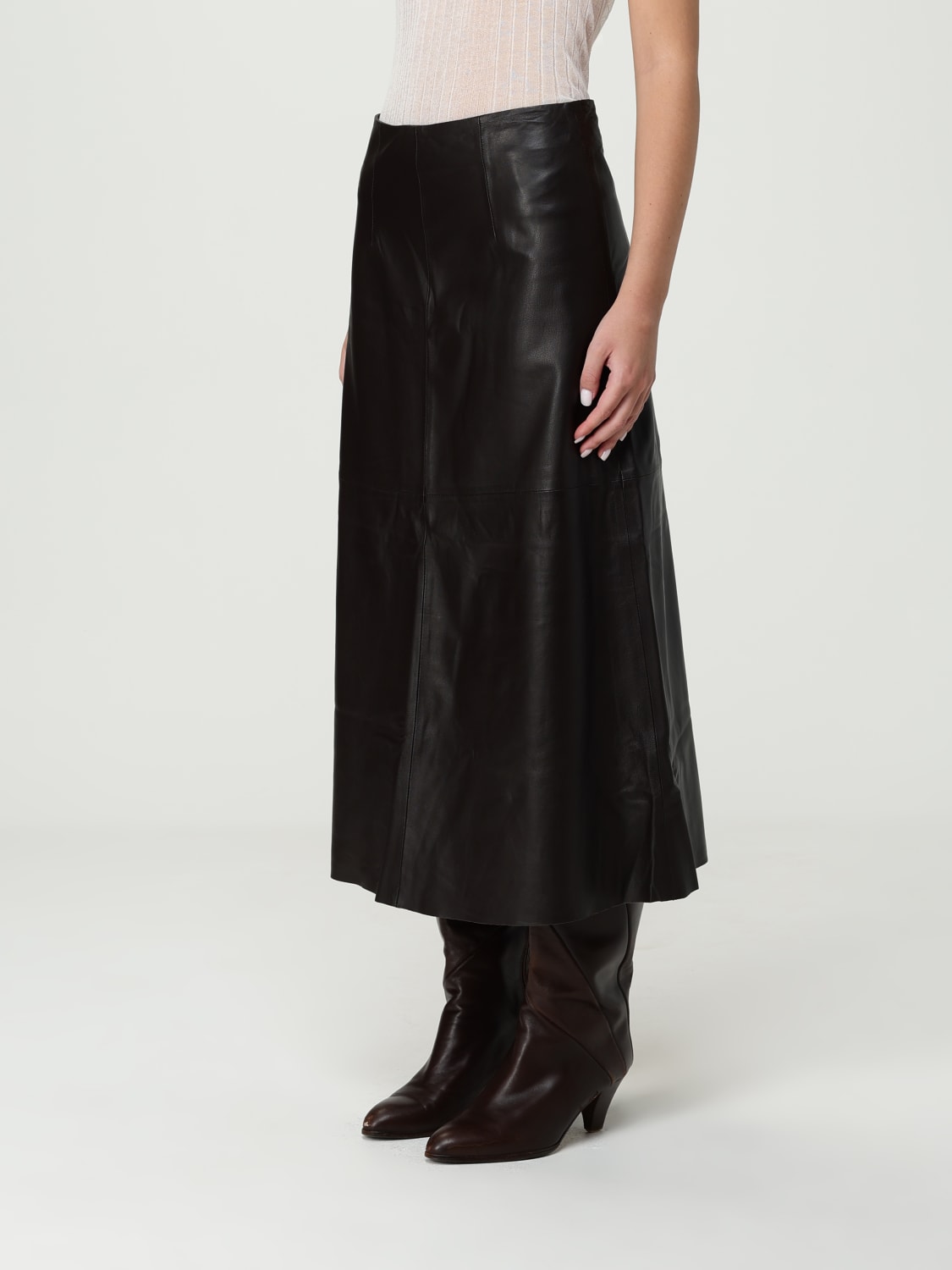 ARMA SKIRT: Skirt woman Arma, Brown - Img 3