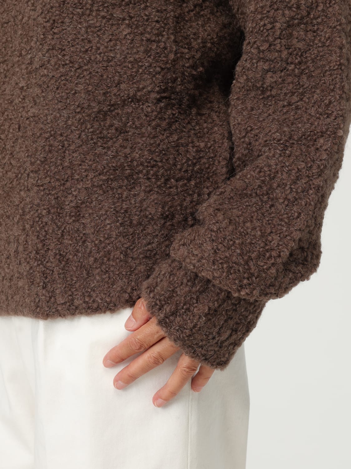 BARENA SWEATER: Sweatshirt woman Barena, Grey - Img 4