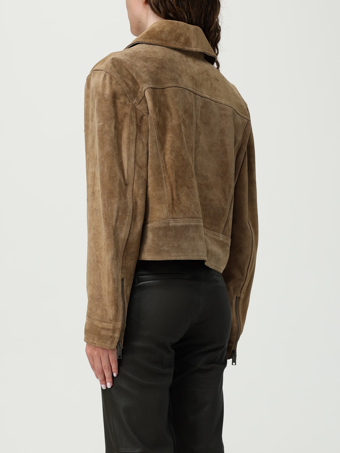 ARMA JACKET: Blazer woman Arma, Olive - Img 3