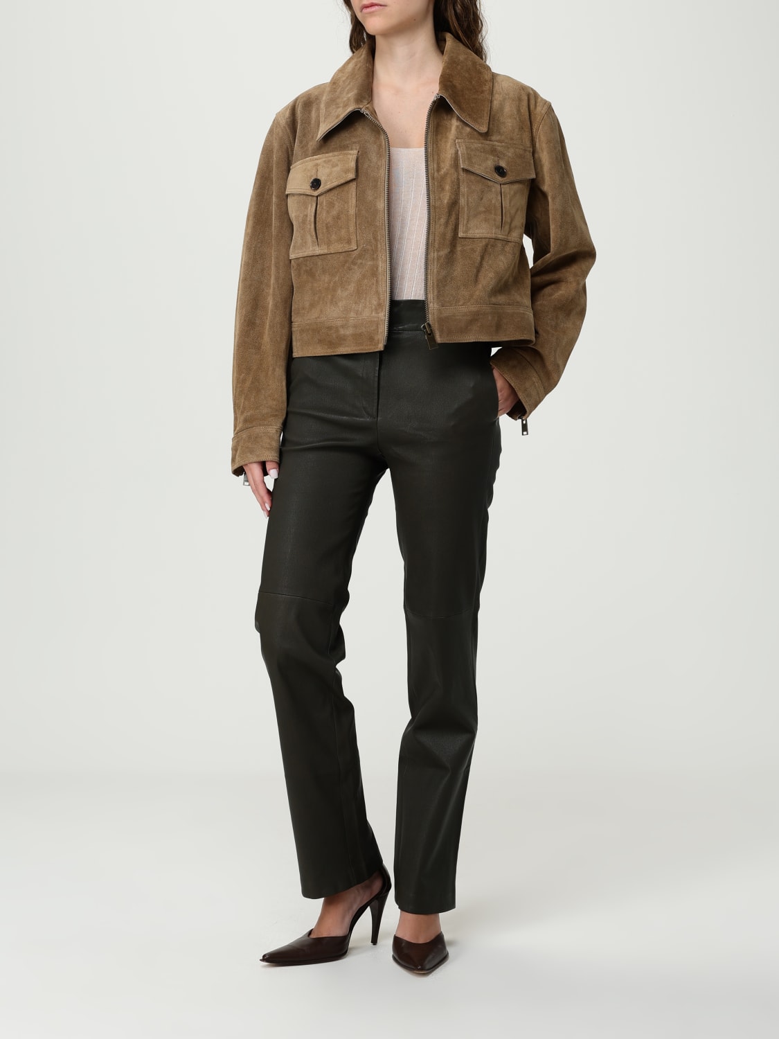 ARMA PANTS: Pants woman Arma, Green - Img 2