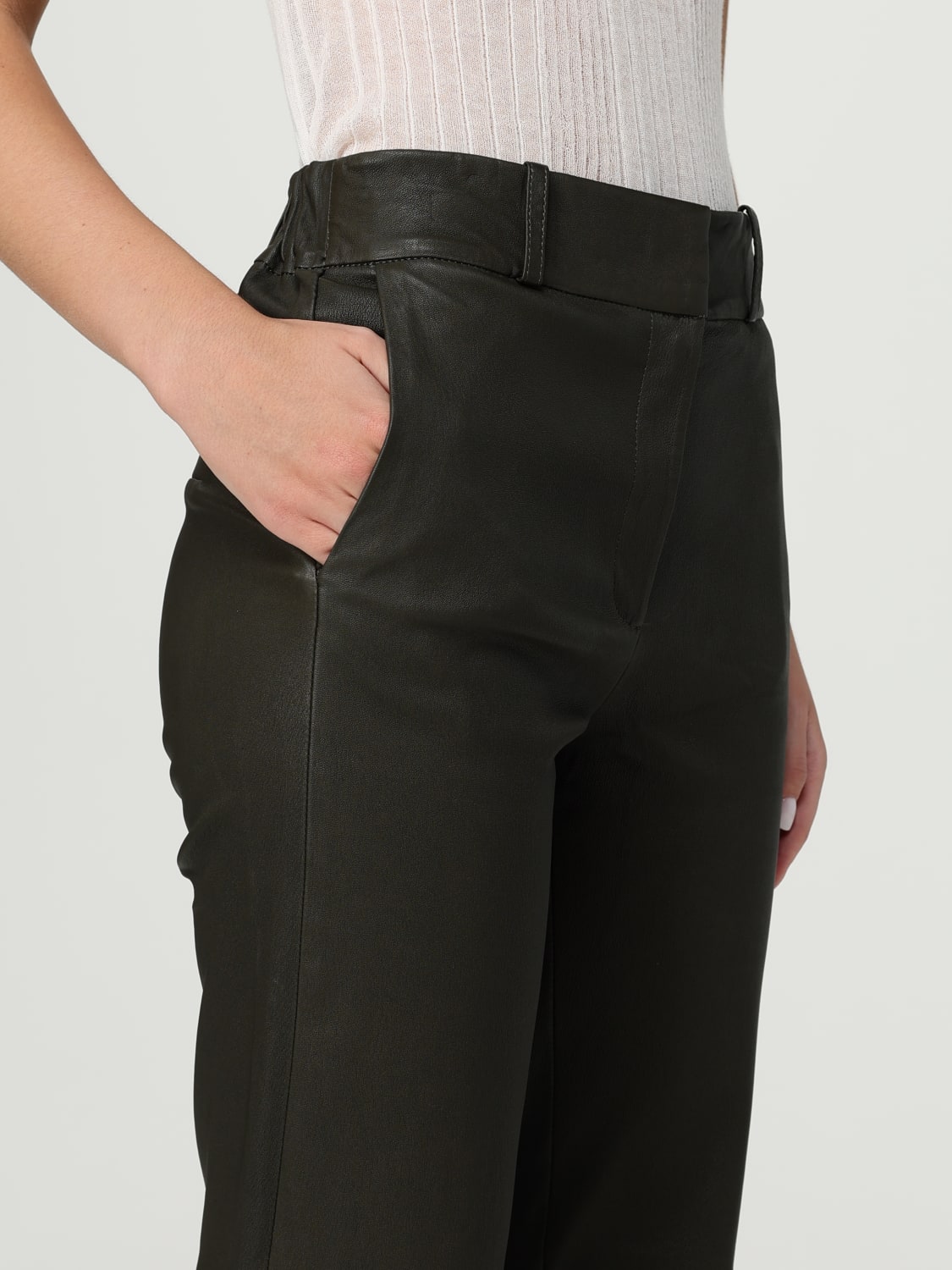 ARMA PANTS: Pants woman Arma, Green - Img 5