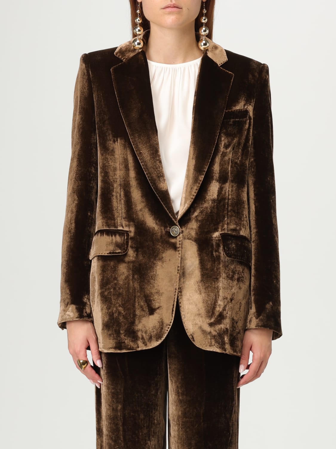 ETRO CHAQUETA: Americana mujer Etro, Marrón - Img 1