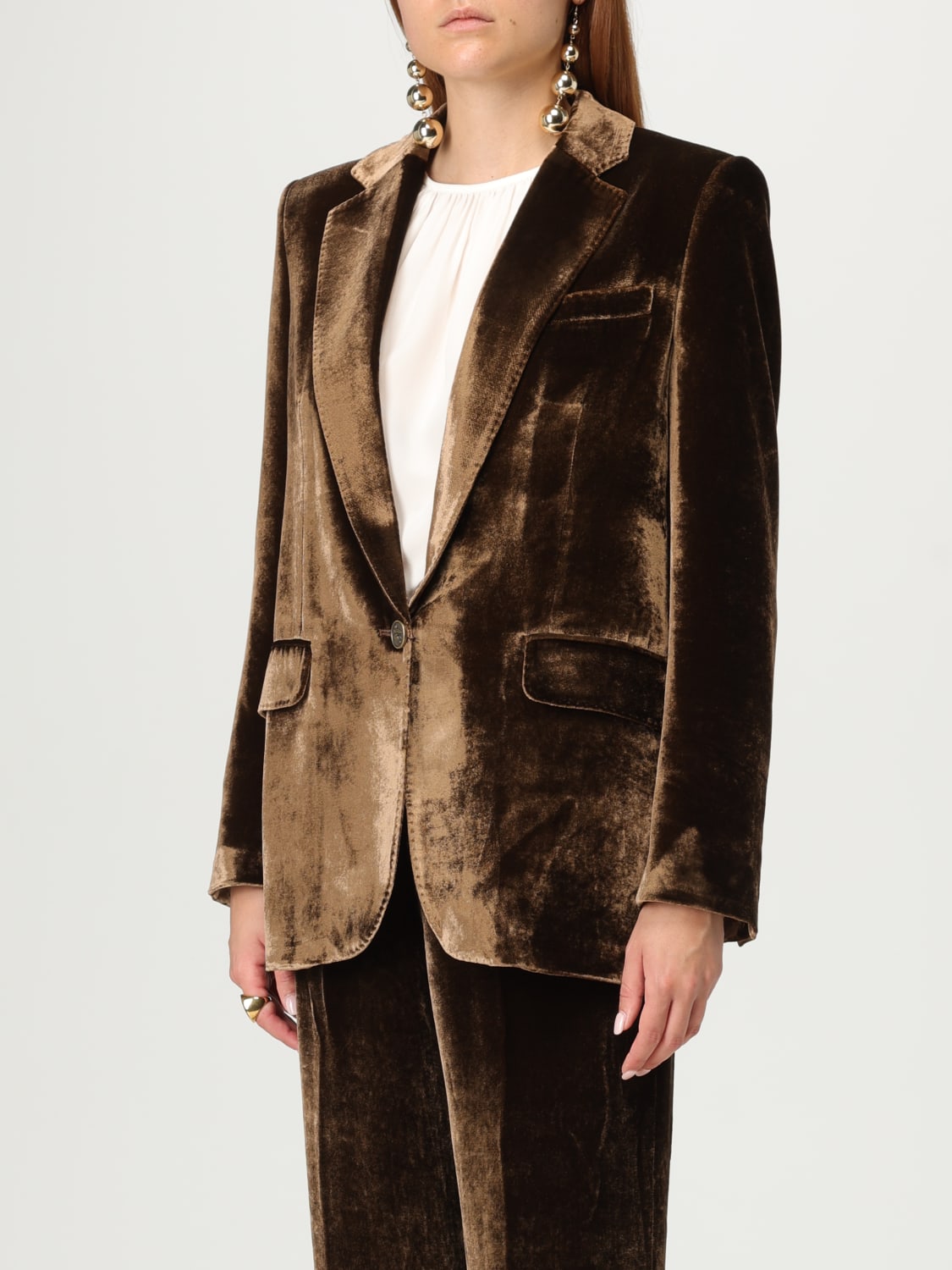 ETRO CHAQUETA: Americana mujer Etro, Marrón - Img 4