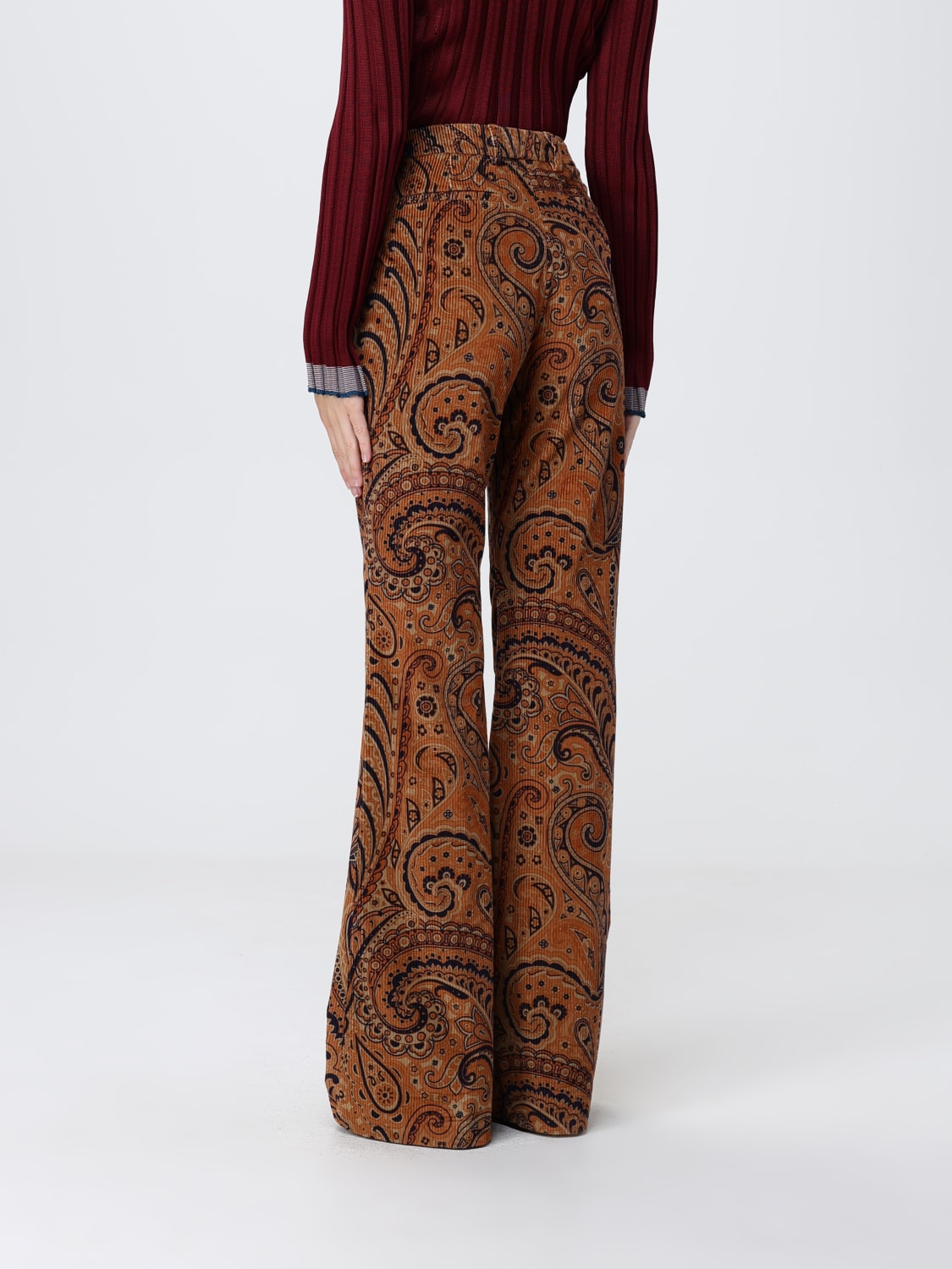 ETRO PANTS: Pants woman Etro, Multicolor - Img 3