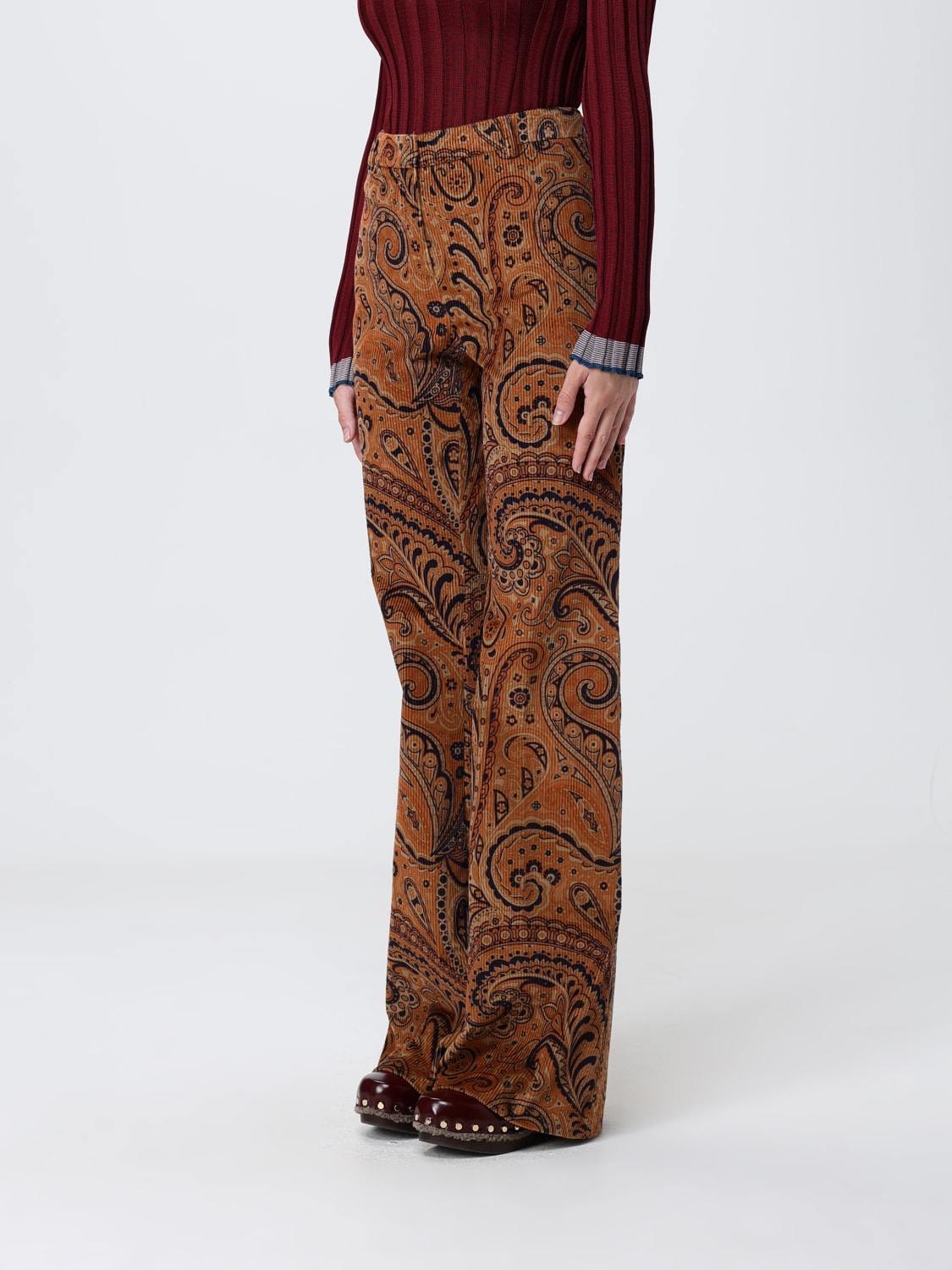 ETRO PANTS: Pants woman Etro, Multicolor - Img 4