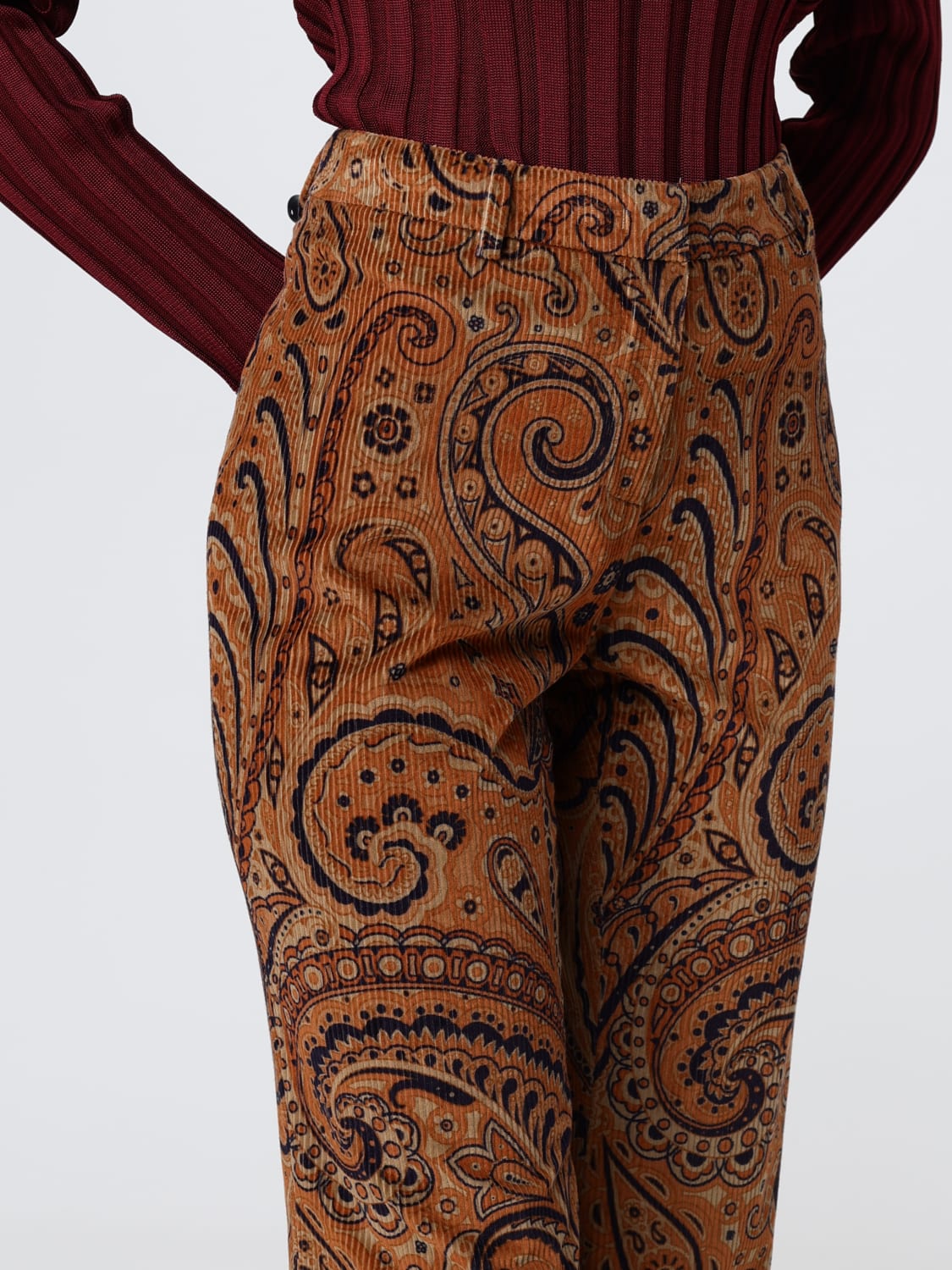 ETRO PANTS: Pants woman Etro, Multicolor - Img 5