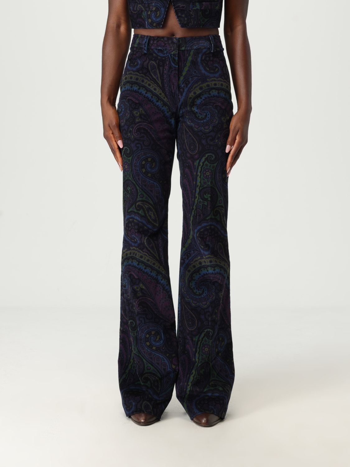 ETRO PANTS: Pants woman Etro, Blue - Img 1