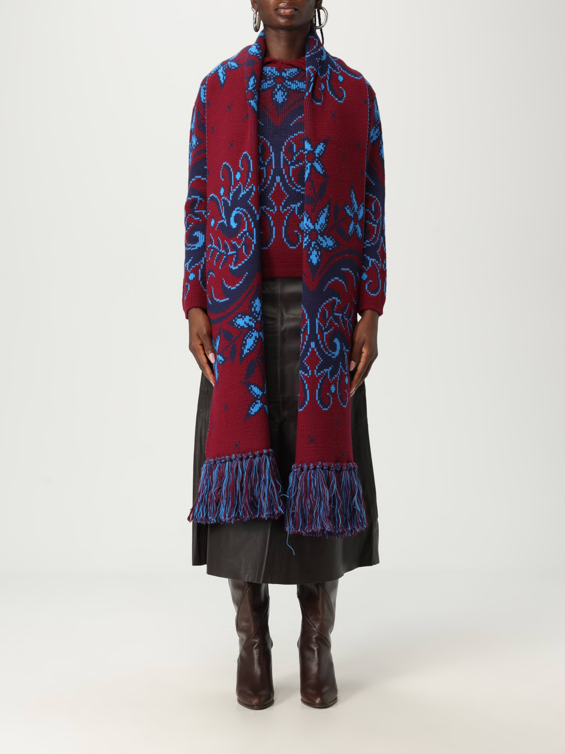 ETRO BUFANDA: Bufanda mujer Etro, Violeta - Img 2