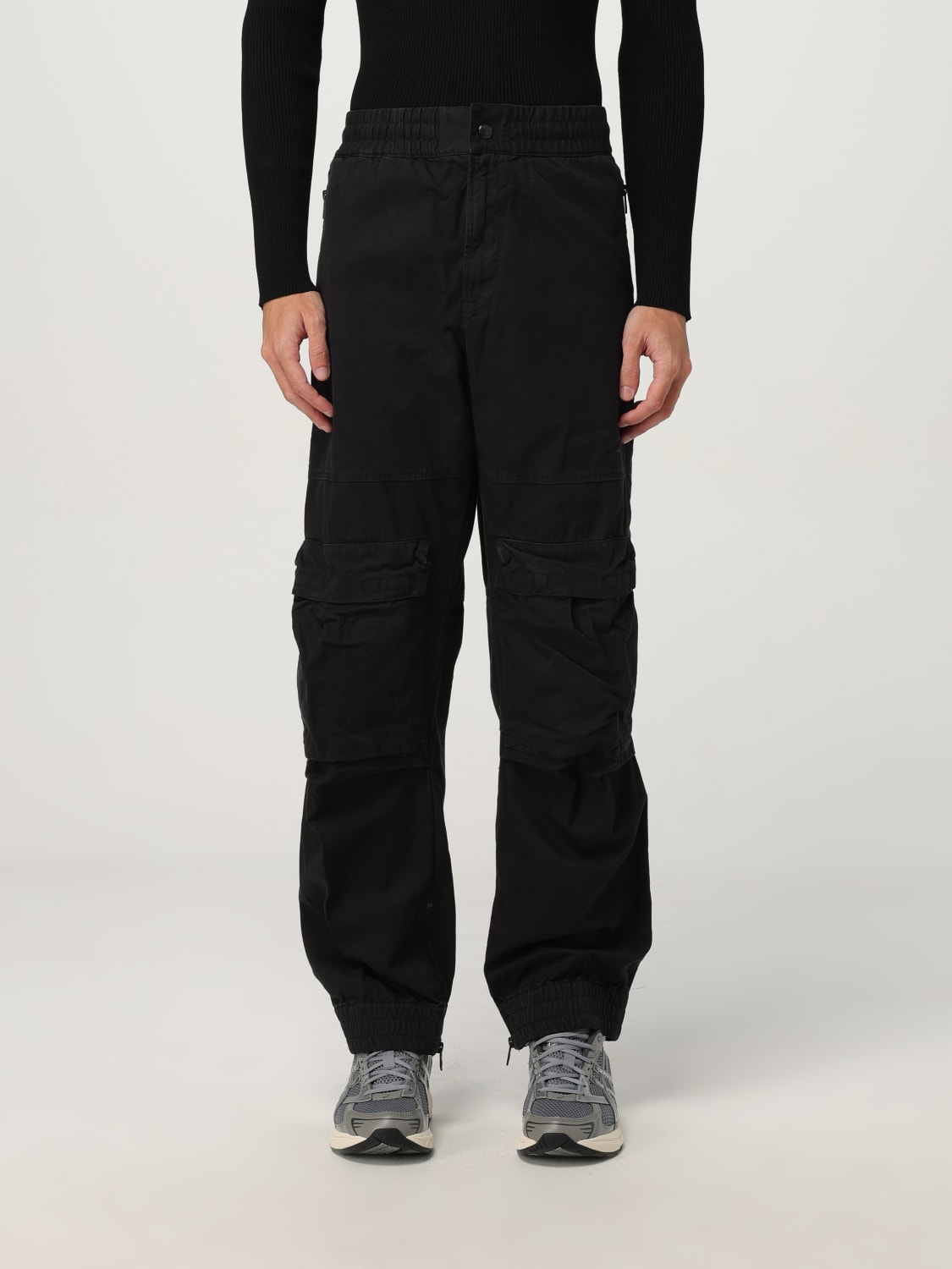 DIESEL PANTS: Pants men Diesel, Black - Img 1