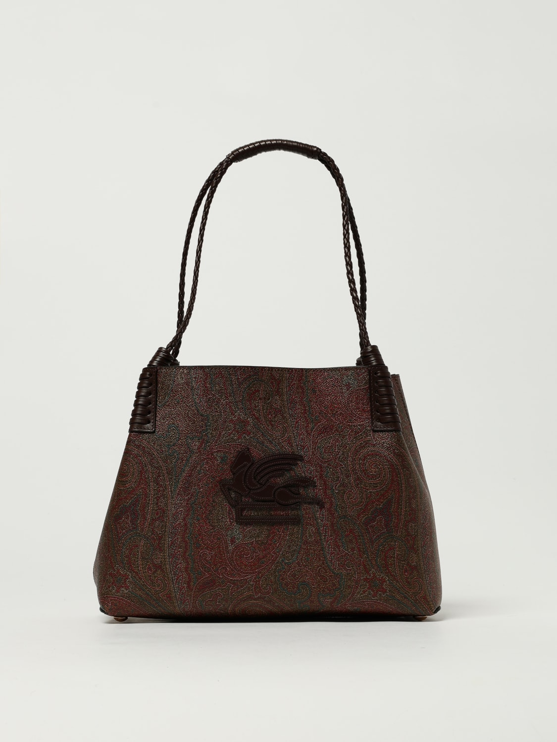 ETRO SCHULTERTASCHE: Schultertasche damen Etro, Braun - Img 1