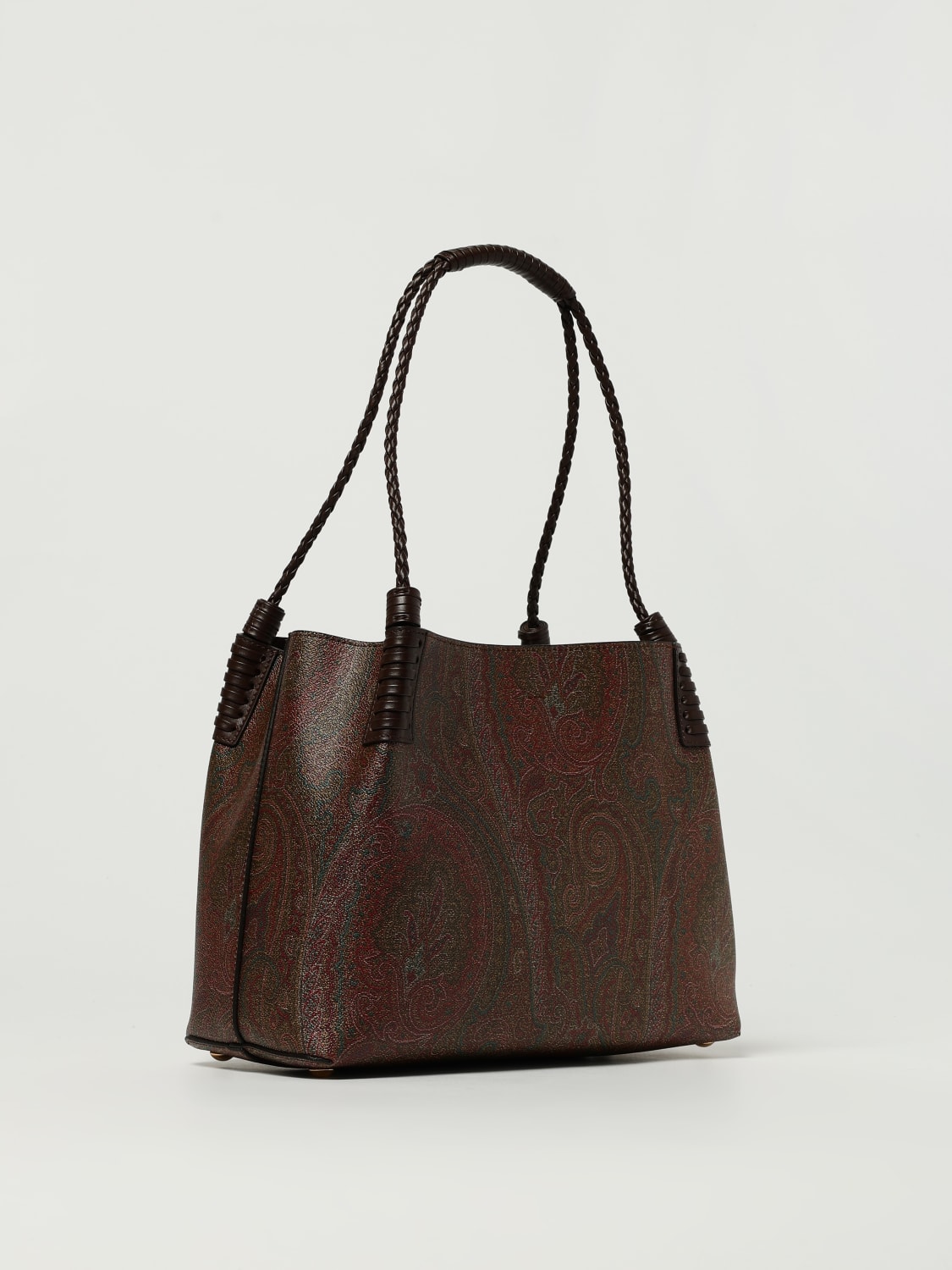 ETRO SCHULTERTASCHE: Schultertasche damen Etro, Braun - Img 3