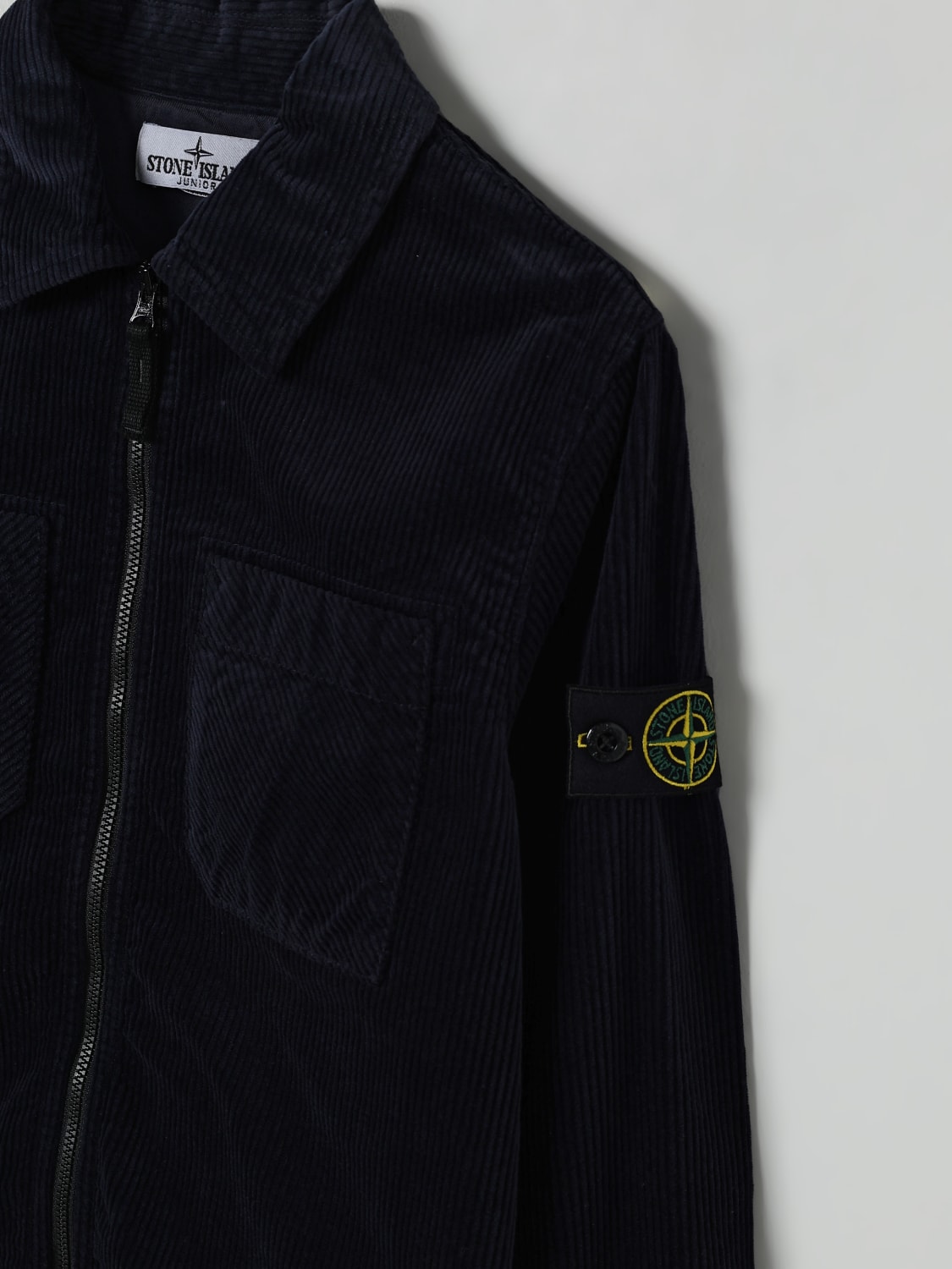 STONE ISLAND JUNIOR JACKE: T-shirt kinder Stone Island Junior, Blau - Img 3