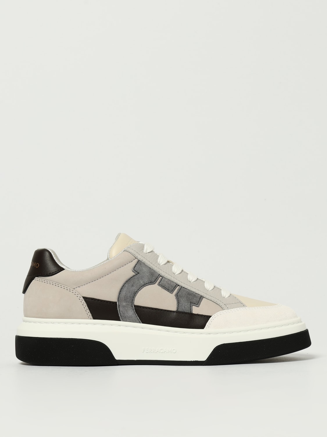FERRAGAMO SNEAKERS: Sneakers men Ferragamo, White - Img 1