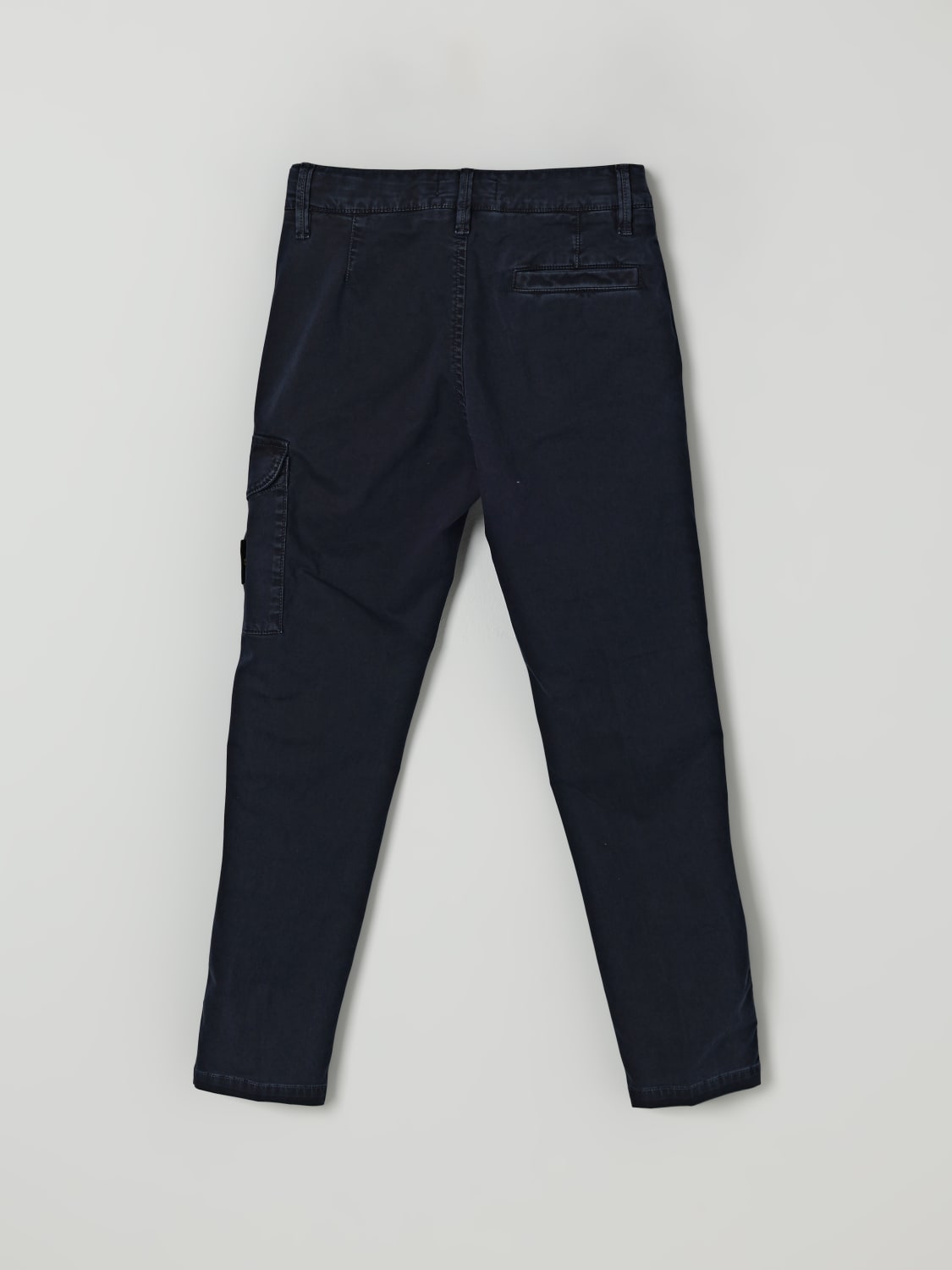 STONE ISLAND JUNIOR 裤子: 裤子 儿童 Stone Island Junior, 蓝色 - Img 2