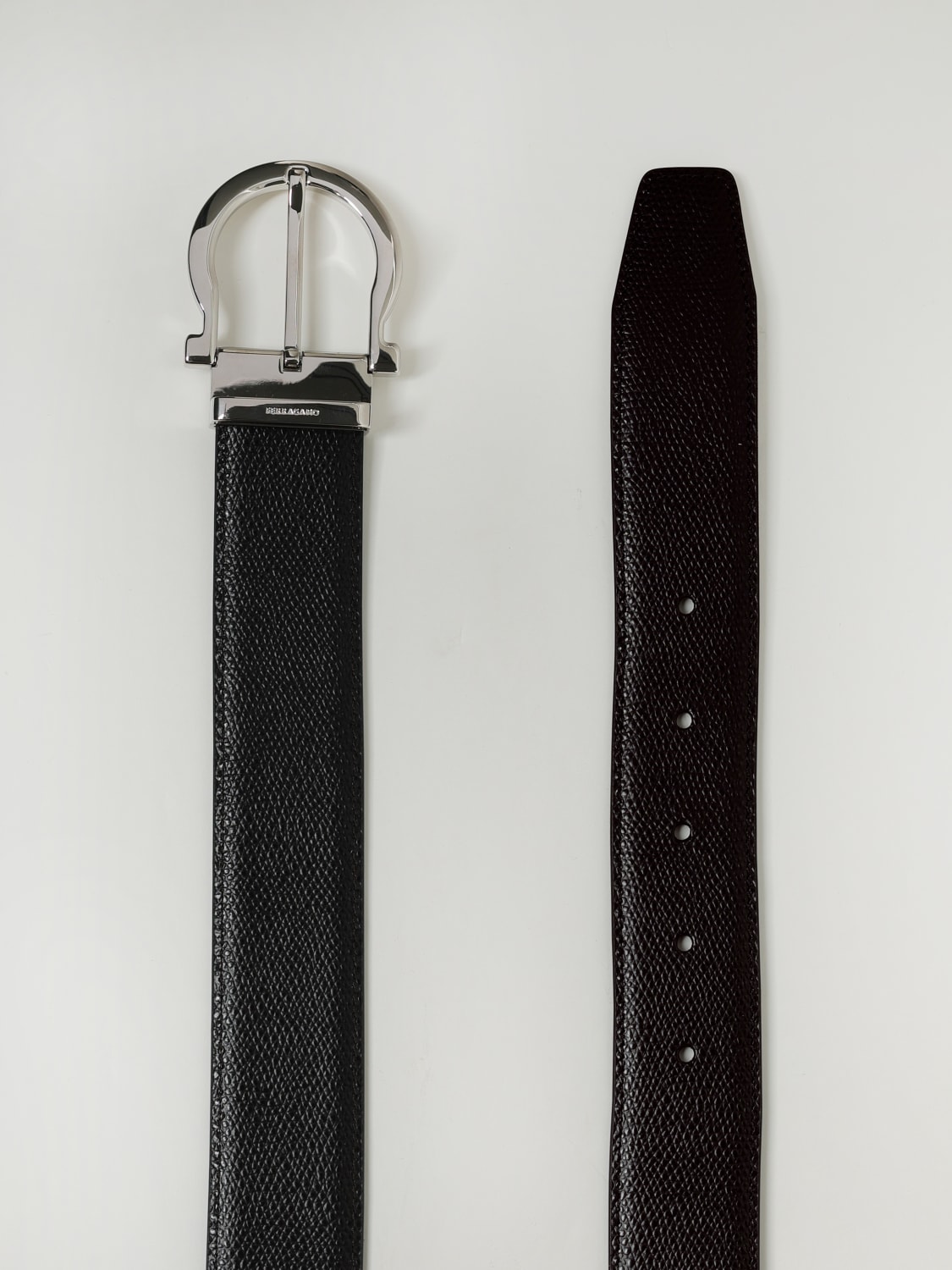 FERRAGAMO 皮带: 皮带 男士 Ferragamo, 黑色 - Img 3