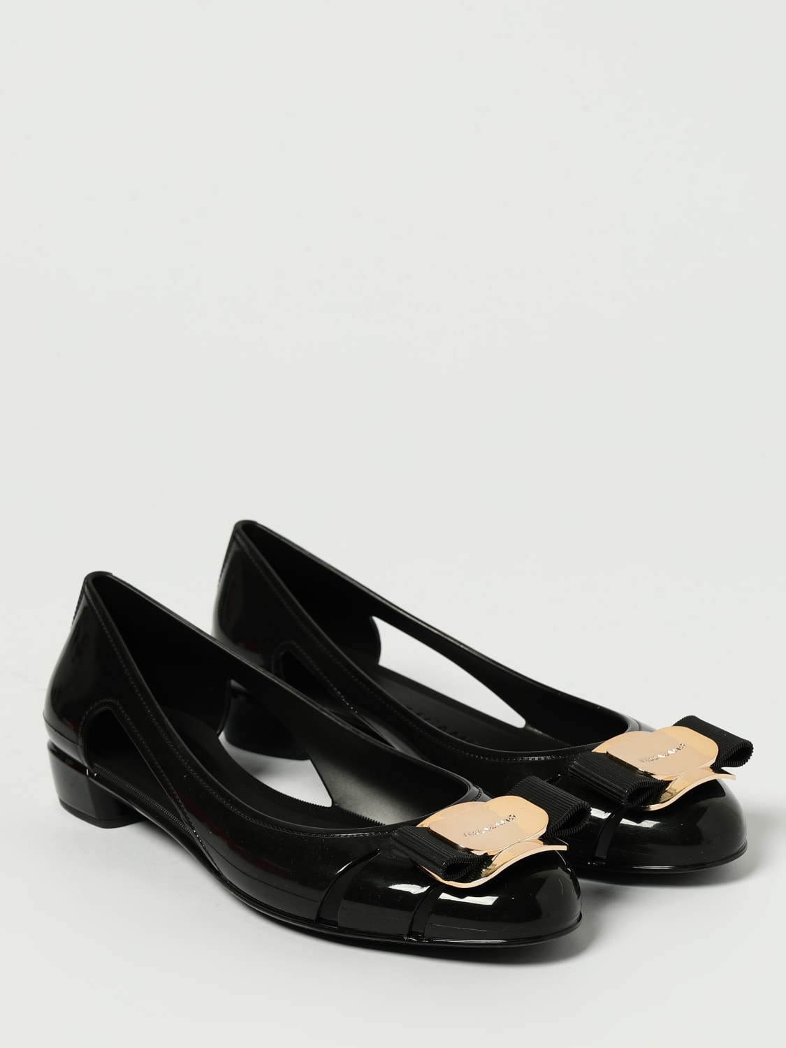 FERRAGAMO MANOLETINAS: Zapatos de salón mujer Ferragamo, Negro - Img 2