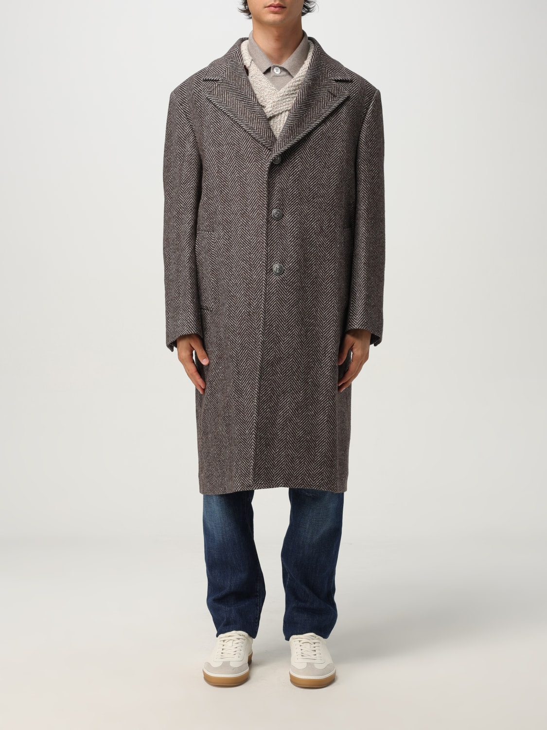 BRUNELLO CUCINELLI COAT: Coat men Brunello Cucinelli, Brown - Img 1
