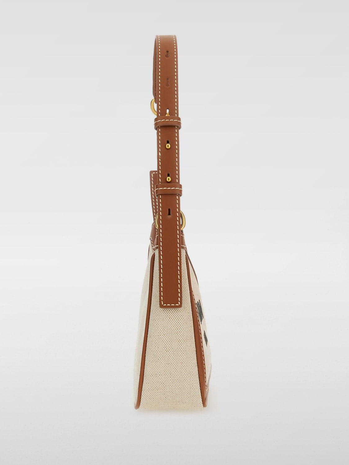 BALMAIN MINI BAG: Shoulder bag woman Balmain, Brown - Img 3