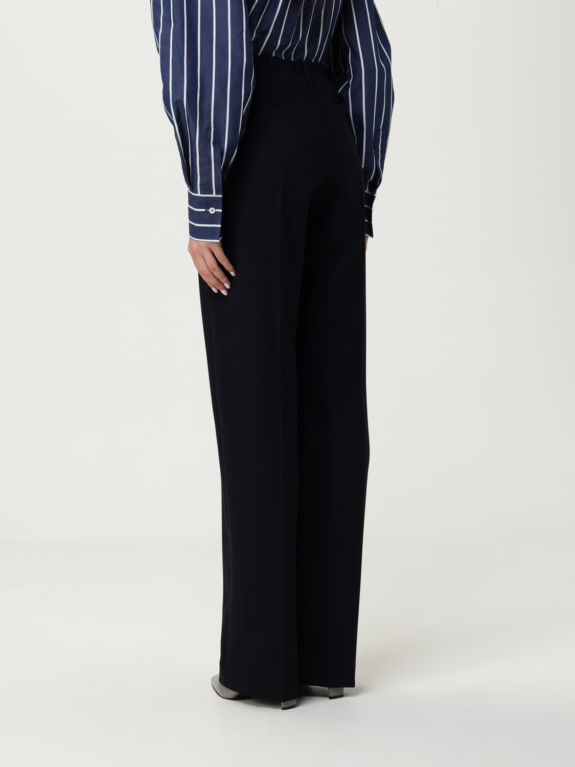 BRUNELLO CUCINELLI PANTALONES: Pantalón mujer Brunello Cucinelli, Azul Oscuro - Img 3