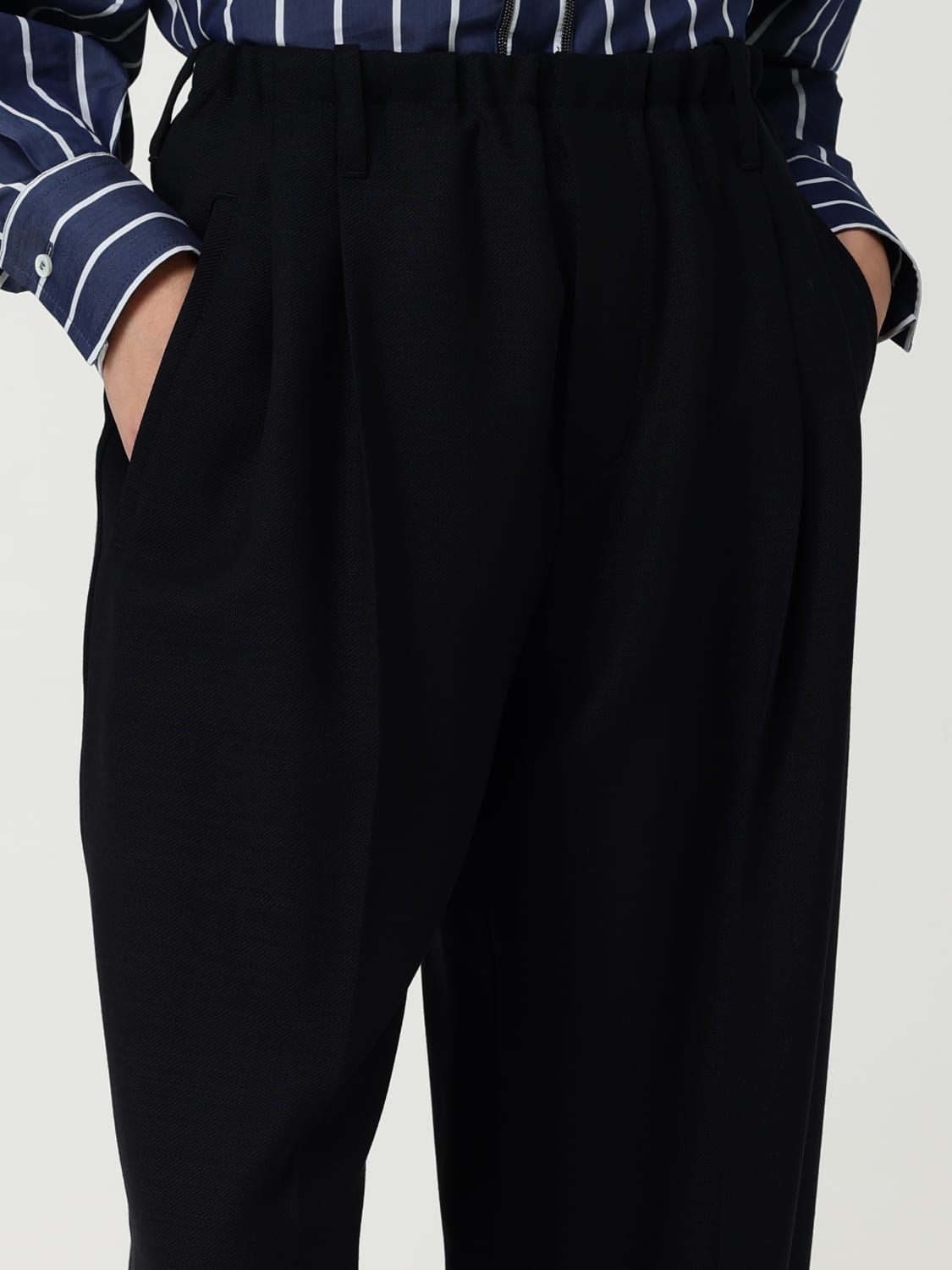 BRUNELLO CUCINELLI PANTALONES: Pantalón mujer Brunello Cucinelli, Azul Oscuro - Img 5