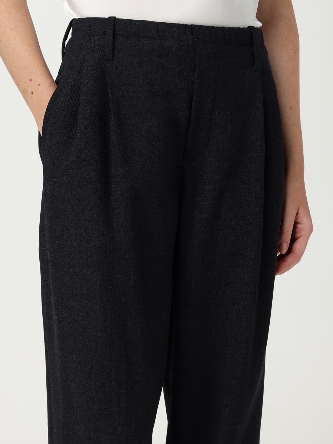 BRUNELLO CUCINELLI PANTS: Pants woman Brunello Cucinelli, Grey - Img 5