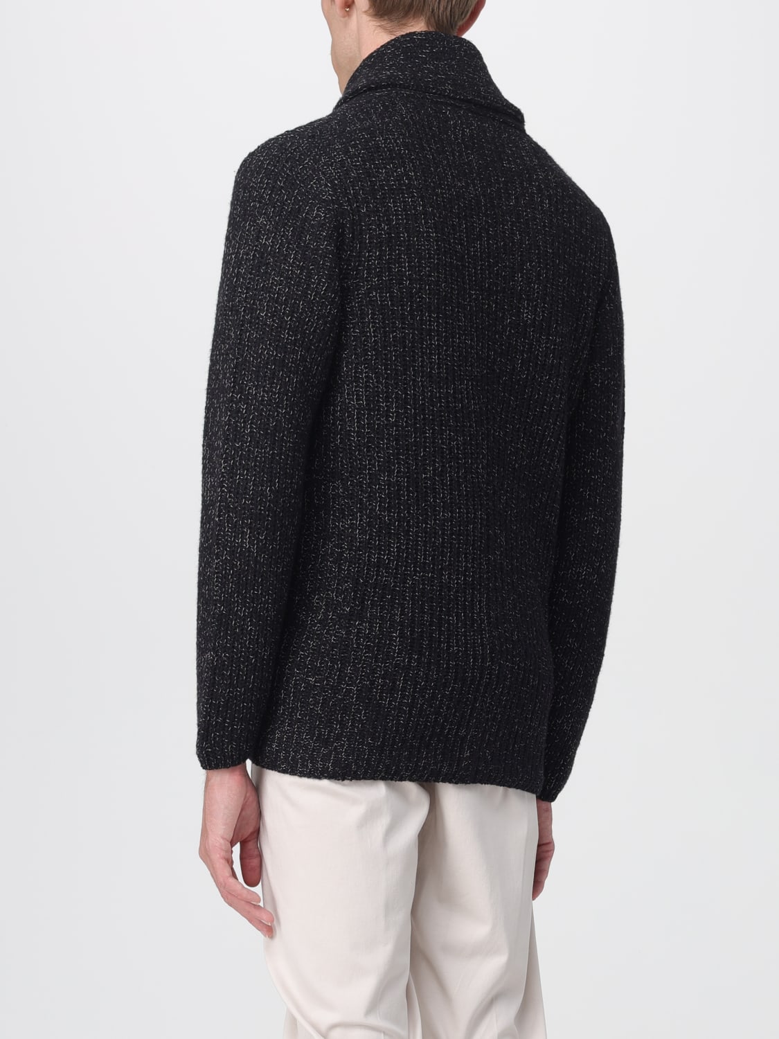 BRUNELLO CUCINELLI JERSEY: Cárdigan hombre Brunello Cucinelli, Negro - Img 3