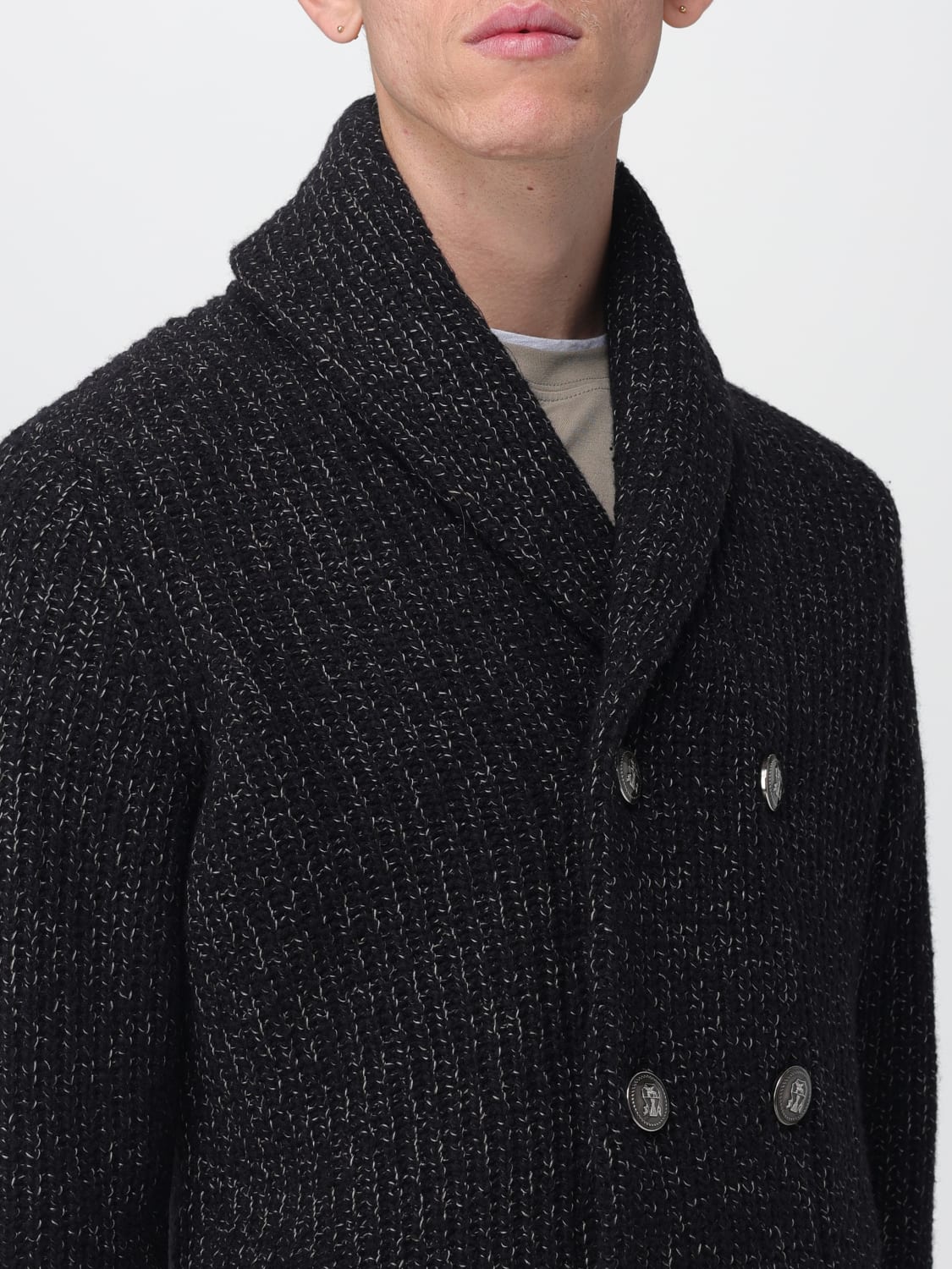 BRUNELLO CUCINELLI JERSEY: Cárdigan hombre Brunello Cucinelli, Negro - Img 5