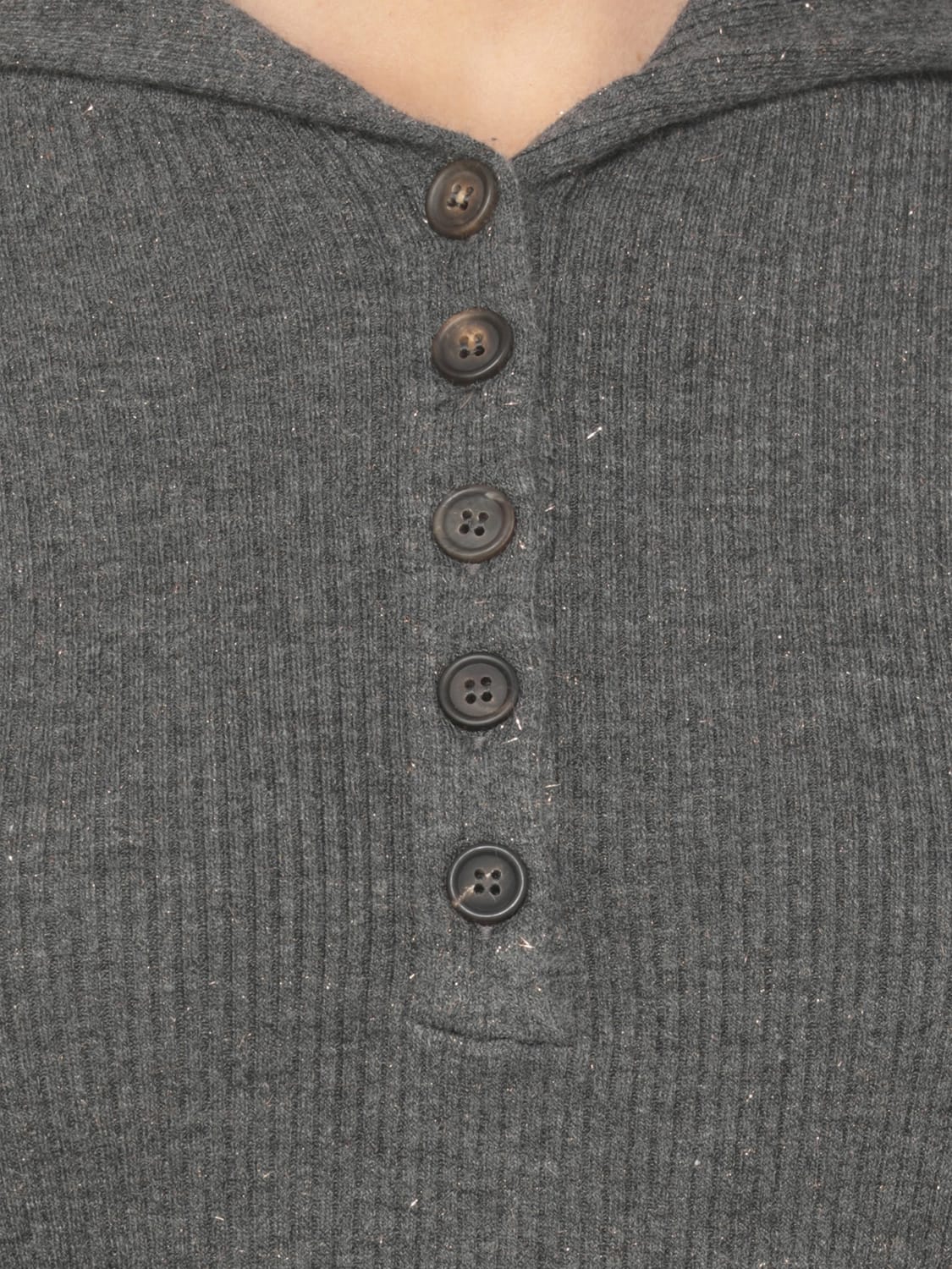 BRUNELLO CUCINELLI POLO: Jersey mujer Brunello Cucinelli, Gris - Img 4