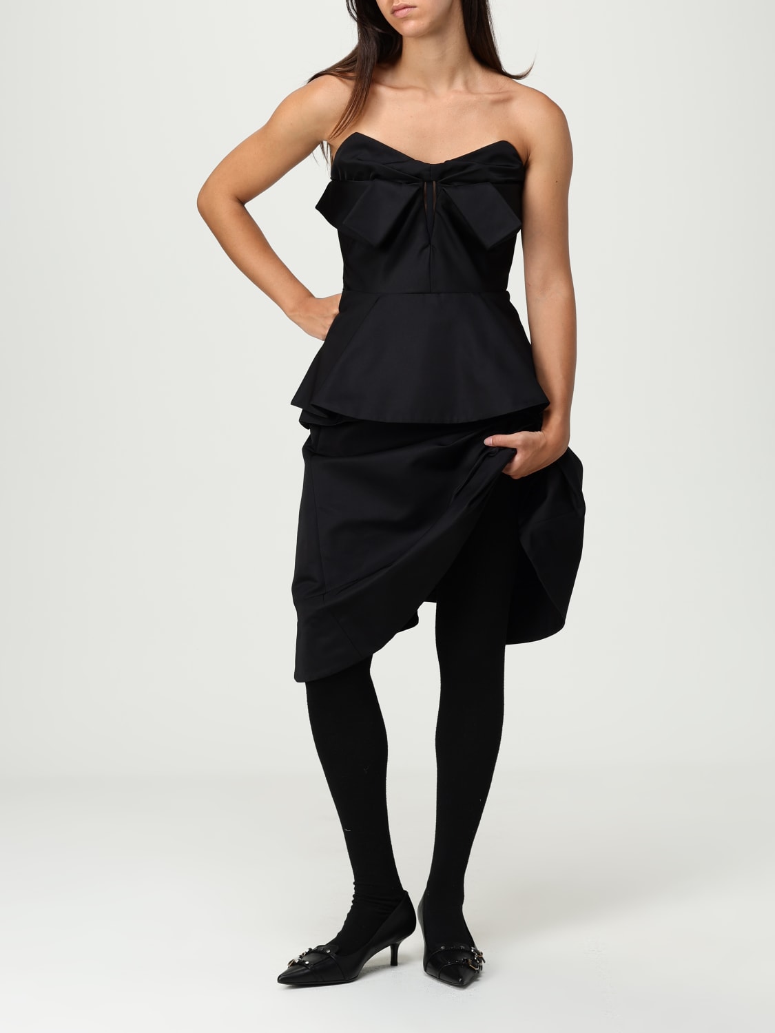 MCQUEEN ROCK: Rock damen McQueen, Schwarz - Img 2