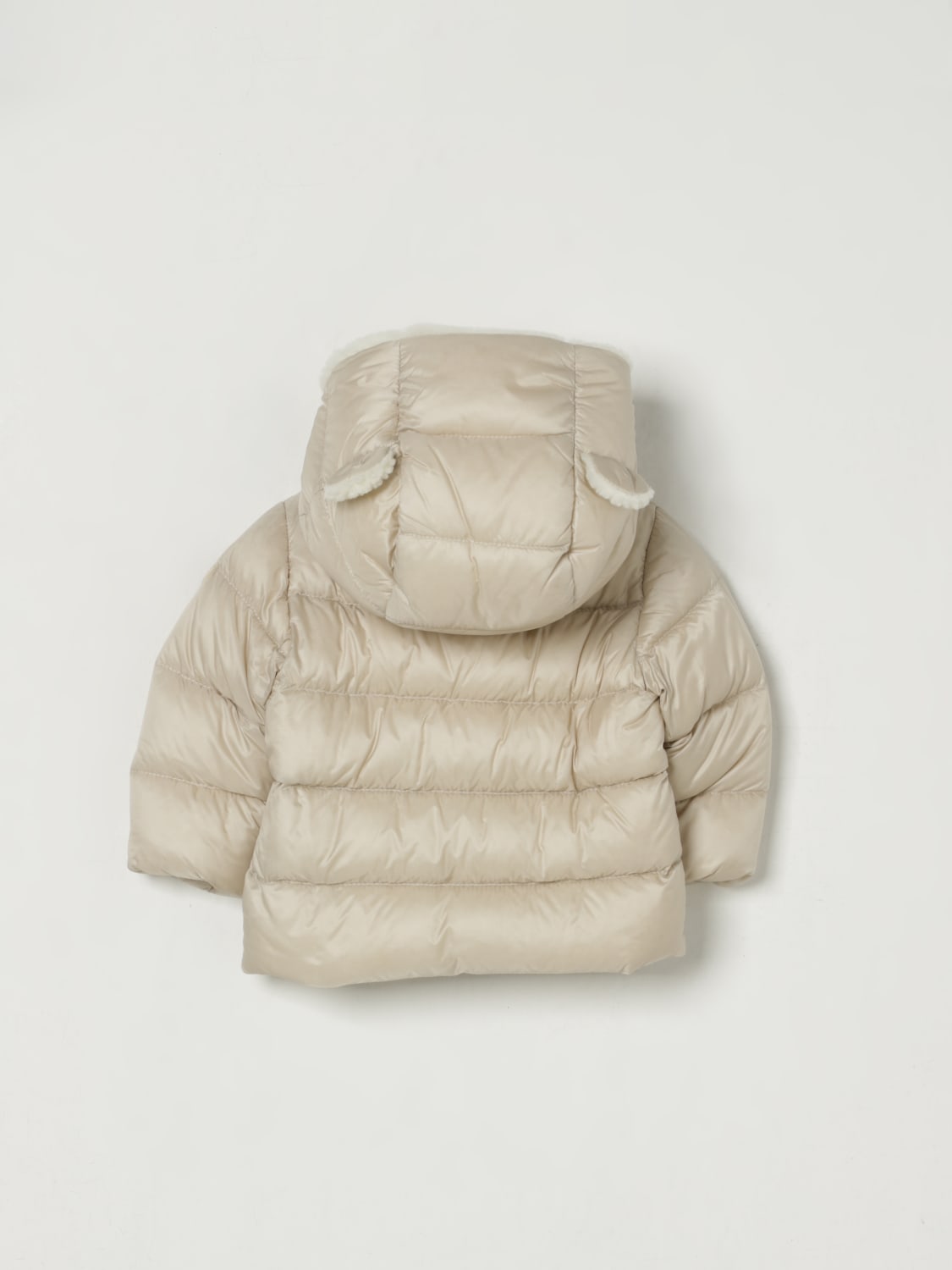 MONCLER JACKET: Jacket kids Moncler, Beige - Img 2